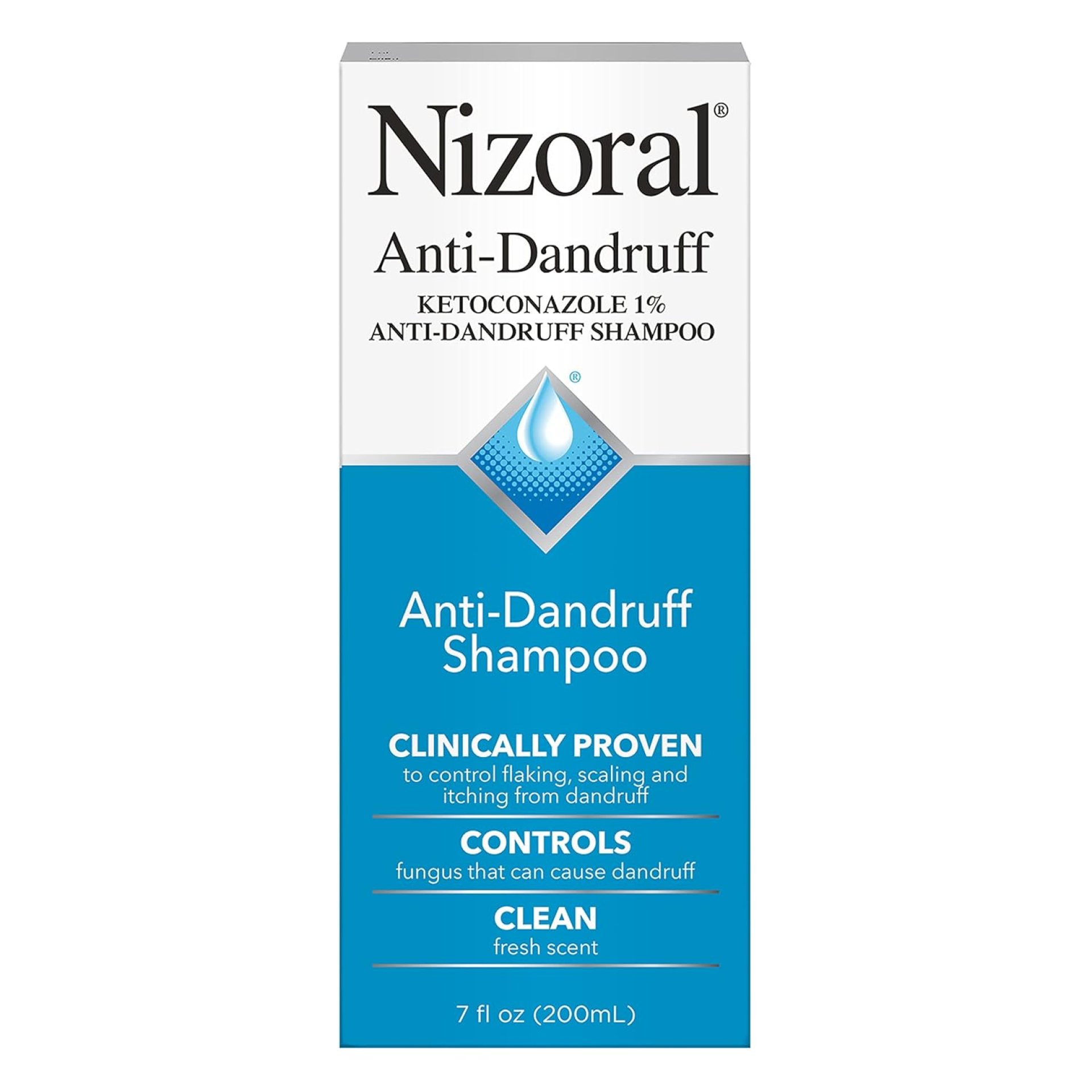 Nizoral Anti-Dandruff Shampoo with 1% Ketoconazole, Fresh Scent, 7 Fl Oz Nizoral Anti-Dandruff Shampoo with 1% Ketoconazole, Fresh Scent, 7 Fl Oz