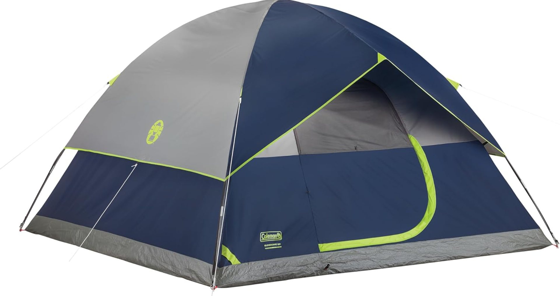 Coleman Sundome 2/3/4/6 Person Weatherproof Tent with Rainfly, Ventilated Tent Sets Up in 10 Mins Coleman Sundome 2/3/4/6 Person Weatherproof Tent with Rainfly, Ventilated Tent Sets Up in 10 Mins