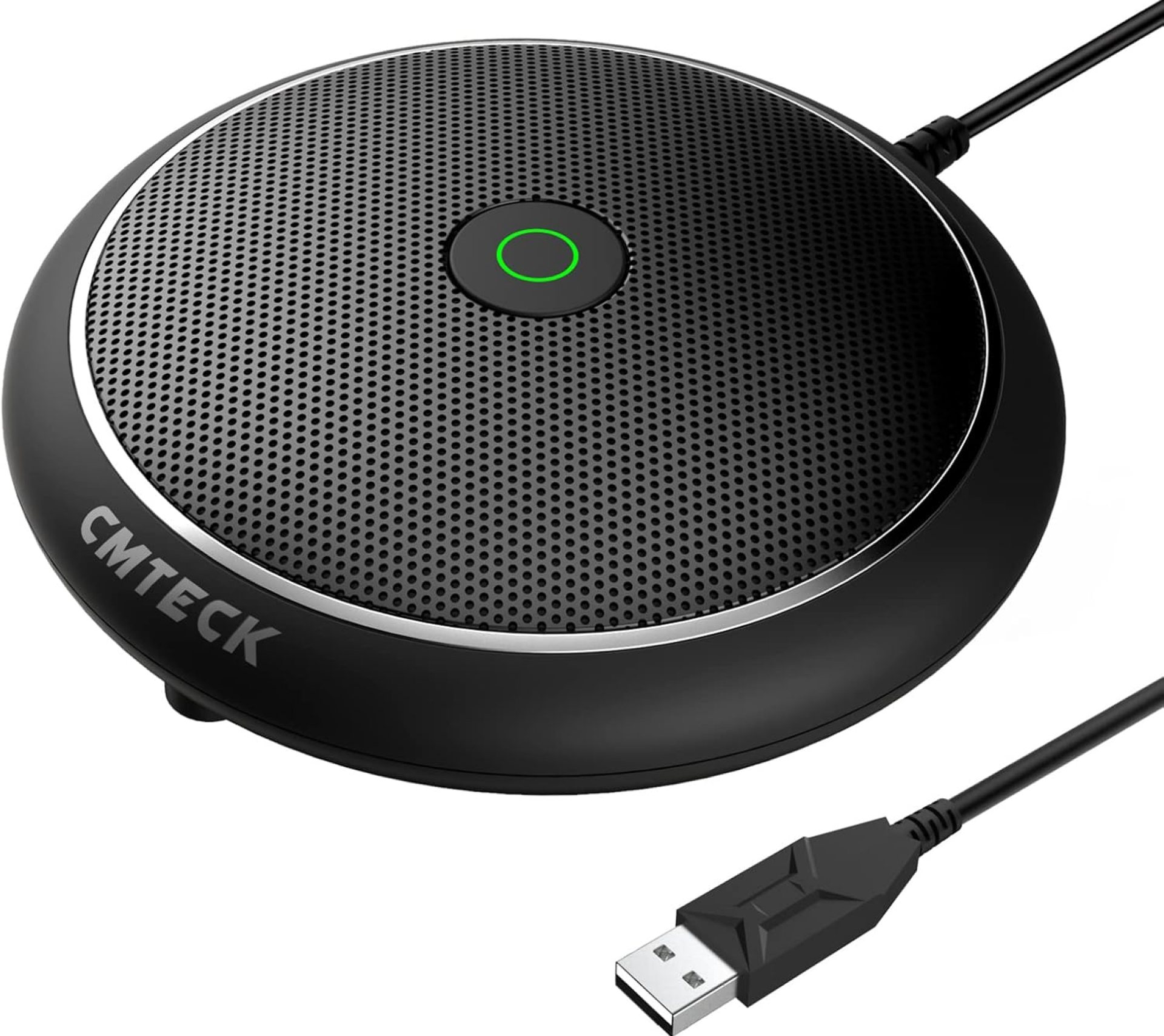 CMTECK Conference USB Microphone, Computer Desktop Mic with Mute Function, Omnidirectional Condenser PC Mic for Video,Streaming, Skype, Plug & Play Compatible with MacOS X Windows (No Speaker) CMTECK Conference USB Microphone, Computer Desktop Mic with Mute Function, Omnidirectional Condenser PC Mic for Video,Streaming, Skype, Plug & Play Compatible with MacOS X Windows (No Speaker)