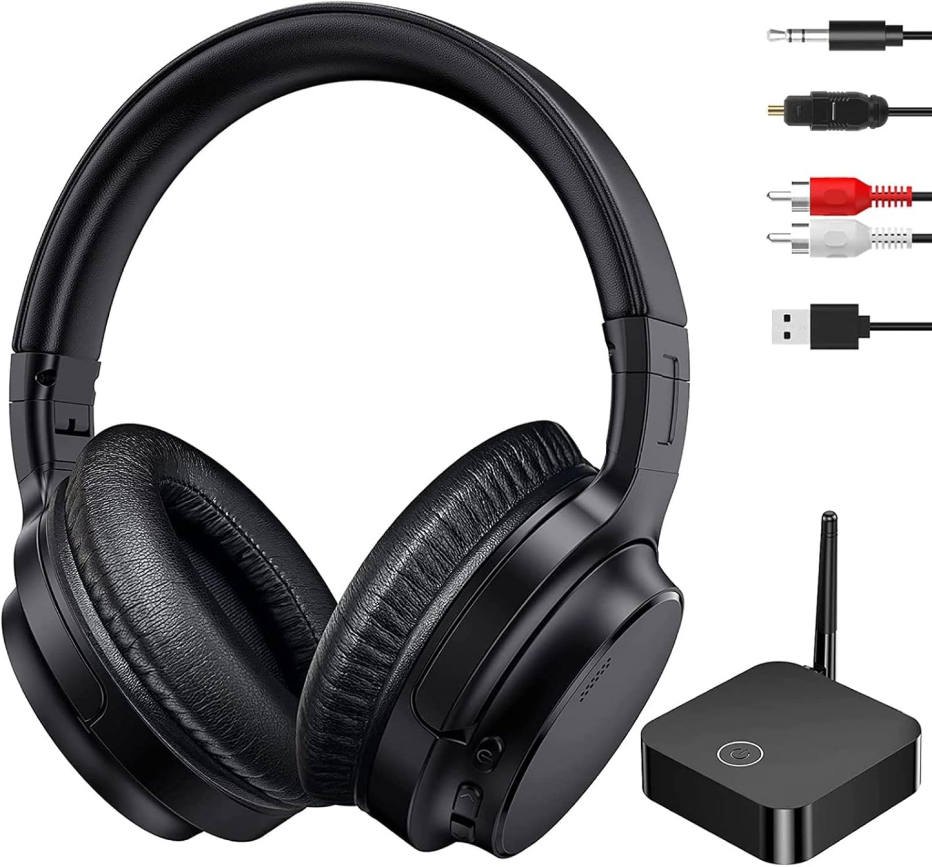 ROSIDA Wireless Headphones for TV, Over-Ear Bluetooth 5.0 TV Headset for Seniors, 196ft Wireless Range Support Optical,AUX, RCA and USB Output,High Volume, Hi-Fi Audio&No Delay,Up to 40 Hours Playtime ROSIDA Wireless Headphones for TV, Over-Ear Bluetooth 5.0 TV Headset for Seniors, 196ft Wireless Range Support Optical,AUX, RCA and USB Output,High Volume, Hi-Fi Audio&No Delay,Up to 40 Hours Playtime
