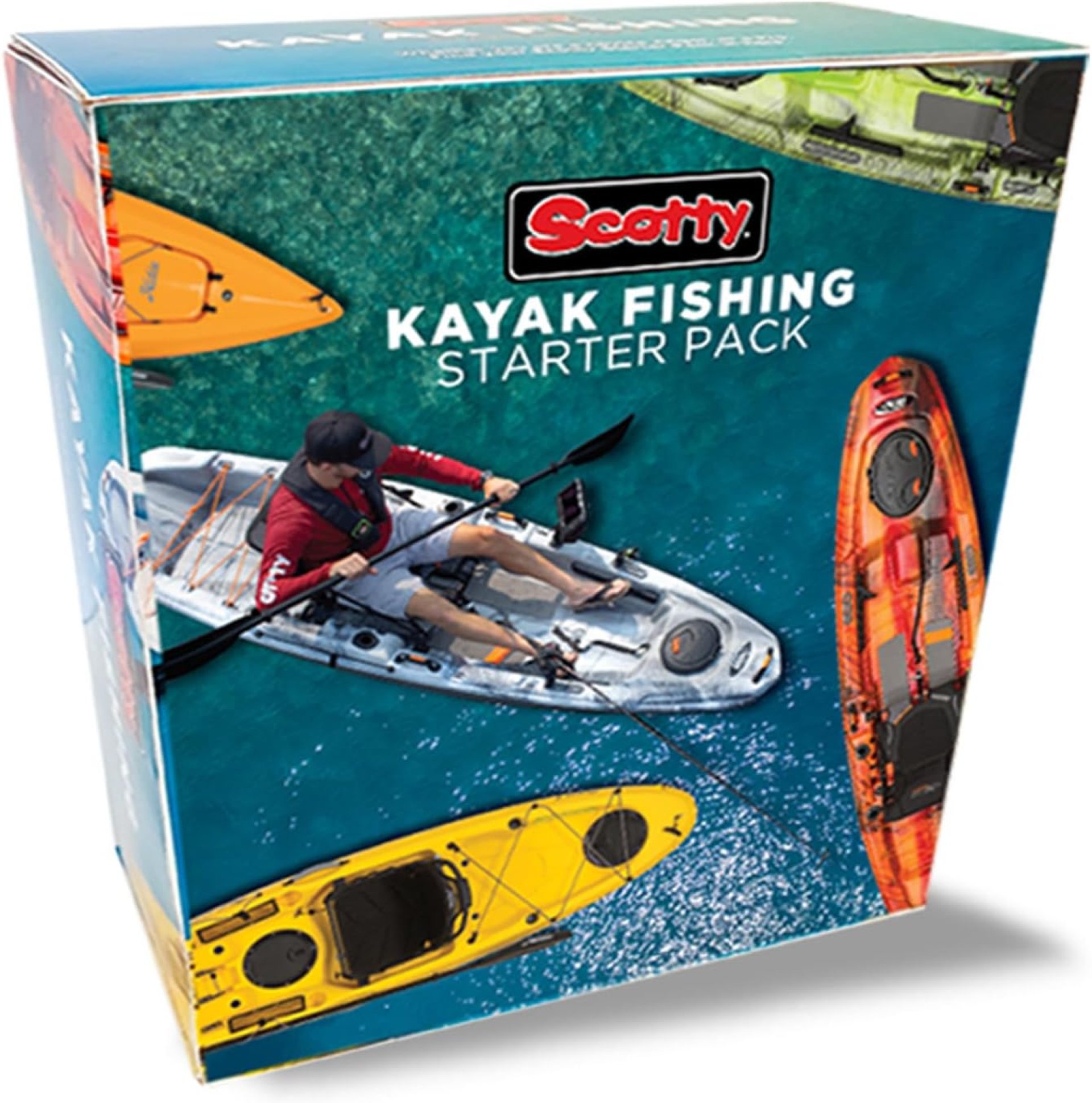 Scotty Kayak Fishing Starter Pack, Multi, One Size, Black Scotty Kayak Fishing Starter Pack, Multi, One Size, Black