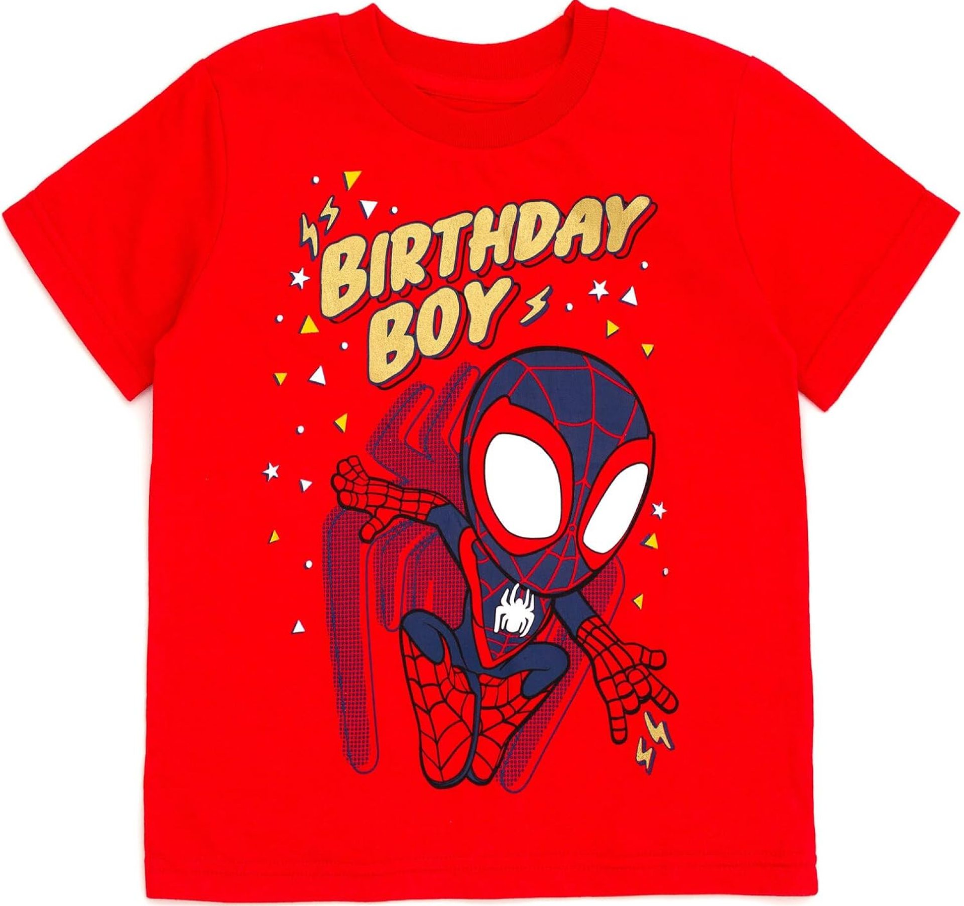 Marvel Spidey and His Amazing Friends Birthday T-Shirt Toddler to Big Kid Sizes (2T – 10-12) Marvel Spidey and His Amazing Friends Birthday T-Shirt Toddler to Big Kid Sizes (2T – 10-12)