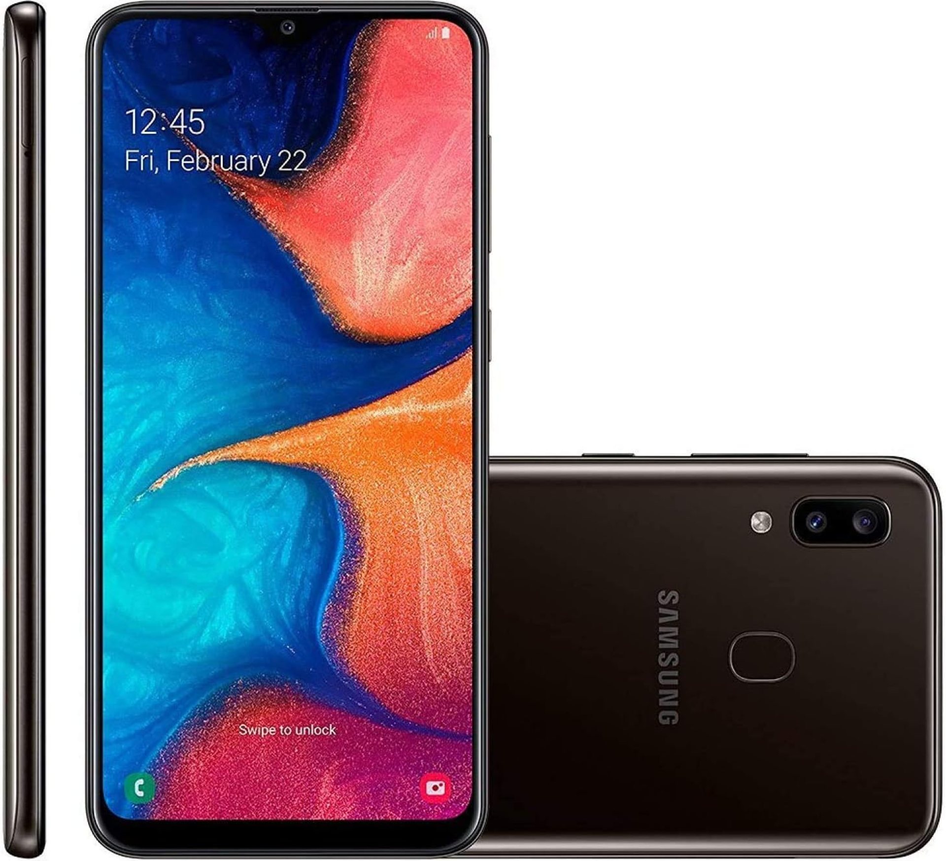 Samsung Galaxy A20 32GB 6.4″ Display A205U Black Unlocked Smartphone (Renewed) Samsung Galaxy A20 32GB 6.4″ Display A205U Black Unlocked Smartphone (Renewed)