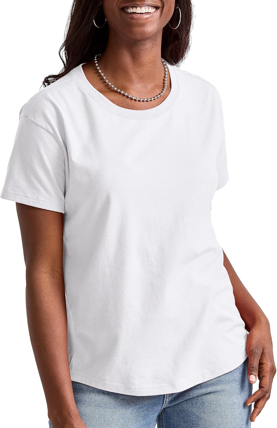 Hanes Women’s Tri-Blend Relaxed Fit T-Shirt, Oversized Lightweight Tee, Available in Plus Size Hanes Women’s Tri-Blend Relaxed Fit T-Shirt, Oversized Lightweight Tee, Available in Plus Size