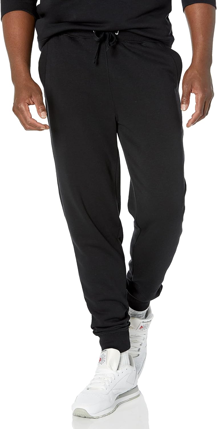 Amazon Essentials Men’s Jogger Pants, Casual Relaxed Fit, Lightweight French Terry (Available in Big & Tall) Amazon Essentials Men’s Jogger Pants, Casual Relaxed Fit, Lightweight French Terry (Available in Big & Tall)