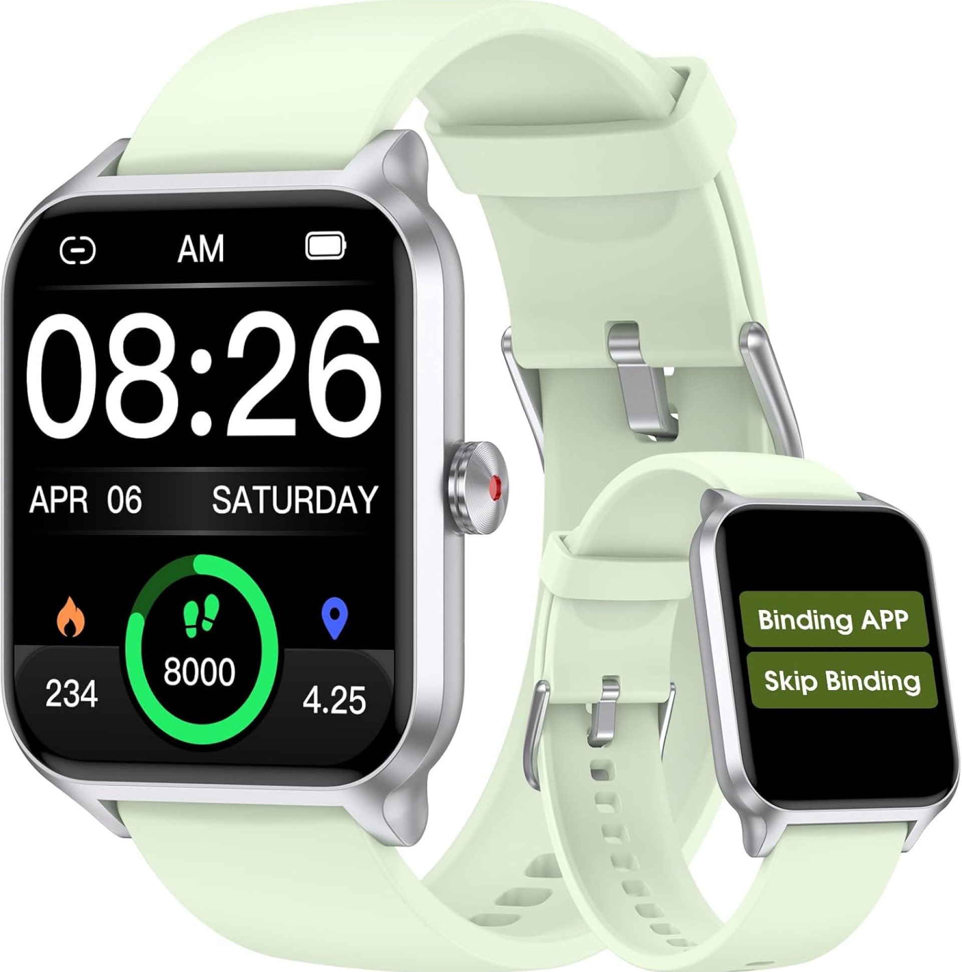 Smart Watch No App/Phone Required,42mm Smartwatch for Women Men,Fitness Tracker Watch with Heart Rate Monitor, Sleep Tracker, Pedometer,Step Counter,IP68 Waterproof, for Android iOS Phones Smart Watch No App/Phone Required,42mm Smartwatch for Women Men,Fitness Tracker Watch with Heart Rate Monitor, Sleep Tracker, Pedometer,Step Counter,IP68 Waterproof, for Android iOS Phones