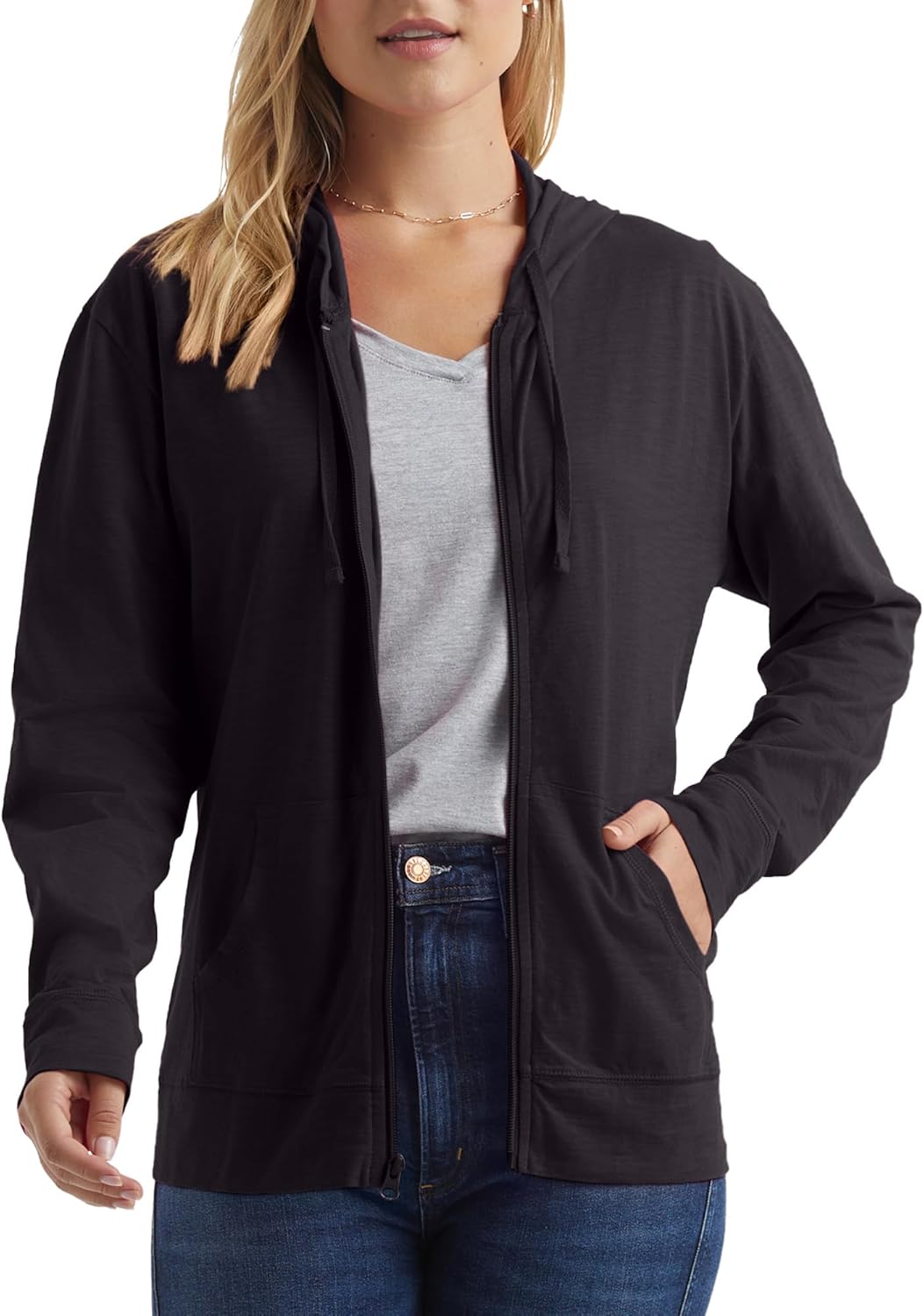 Hanes Women’s Slub Knit Full-Zip Hoodie, Textured Cotton Zip-Up T-Shirt Hoodie for Women Hanes Women’s Slub Knit Full-Zip Hoodie, Textured Cotton Zip-Up T-Shirt Hoodie for Women