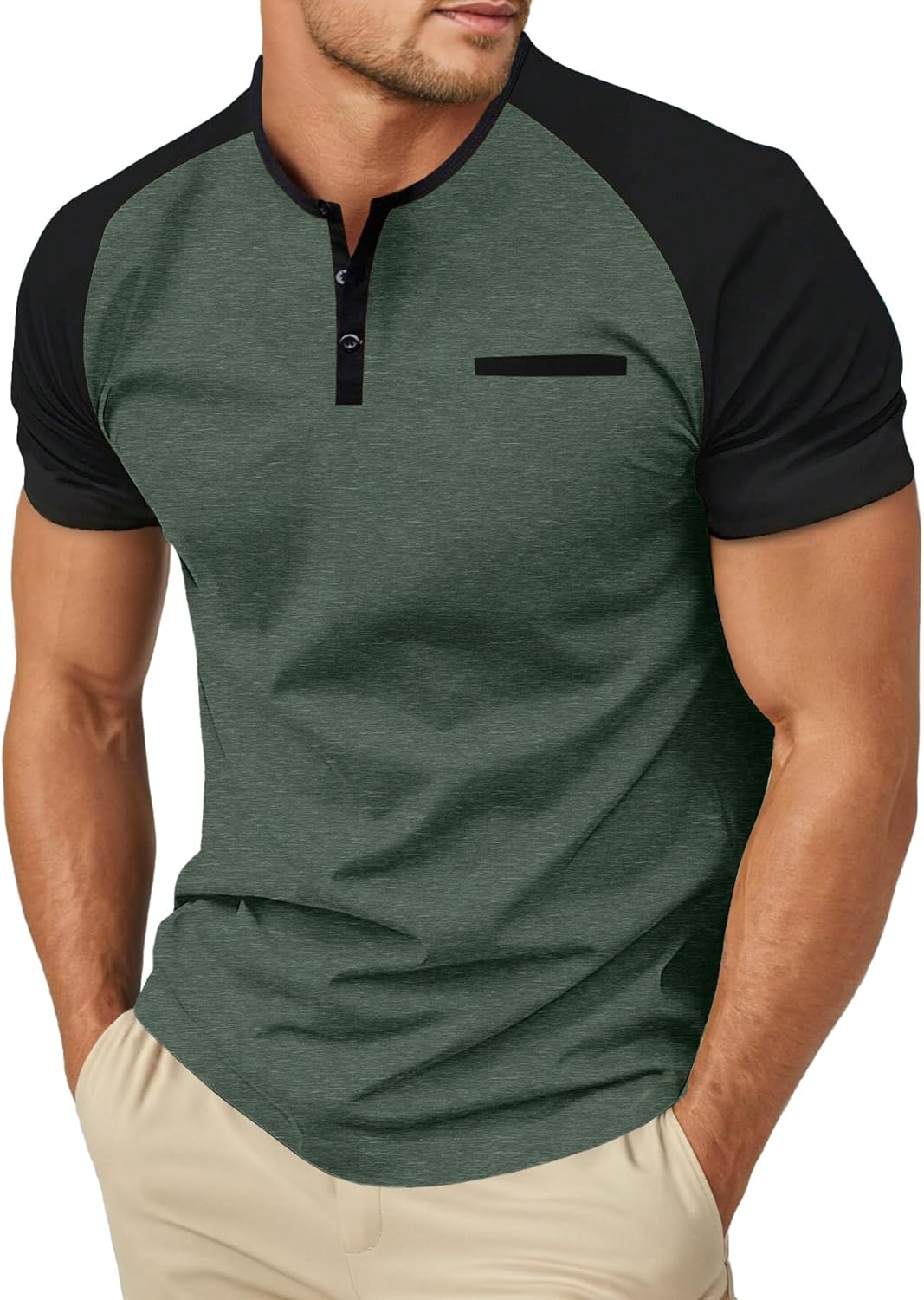 Sailwind Mens Cotton Henley Shirts Short Sleeve Casual T-Shirts Summer Button T Shirts with Pocket Sailwind Mens Cotton Henley Shirts Short Sleeve Casual T-Shirts Summer Button T Shirts with Pocket