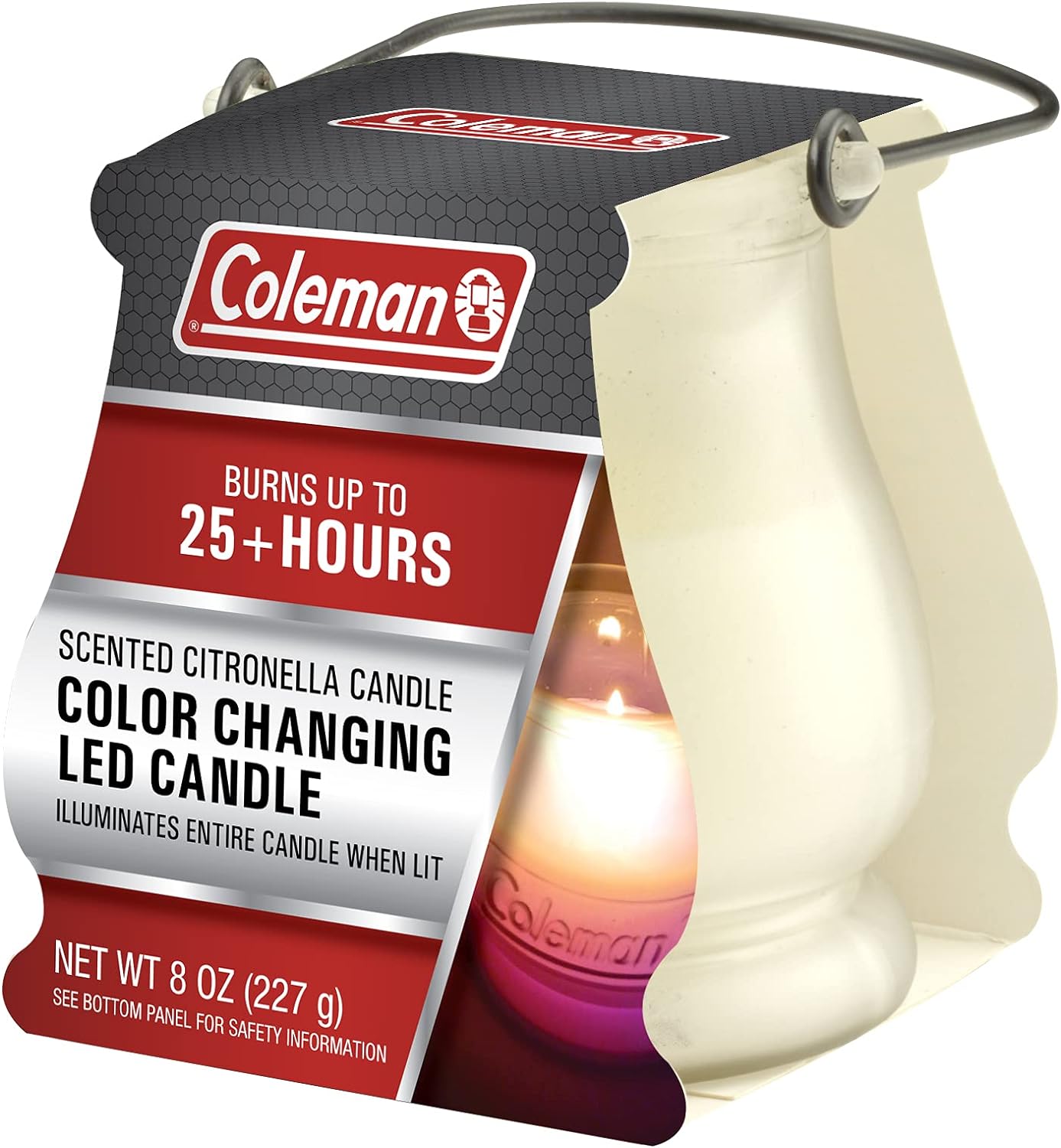 Coleman Color Changing LED Citronella Outdoor Scented Candle Coleman Color Changing LED Citronella Outdoor Scented Candle