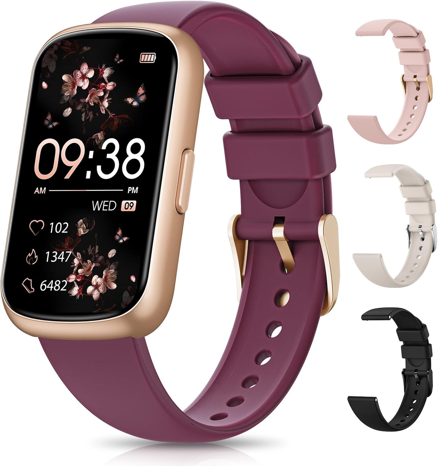 Fitness Tracker, Fitness Tracker Watches for Women with Heart Rate/Blood Oxygen/Sleep Monitor, 20+ Sports Modes Smart Watches for Women/Men, Activity & Step Tracker Smart Watch for Android/iOS Phones Fitness Tracker, Fitness Tracker Watches for Women with Heart Rate/Blood Oxygen/Sleep Monitor, 20+ Sports Modes Smart Watches for Women/Men, Activity & Step Tracker Smart Watch for Android/iOS Phones
