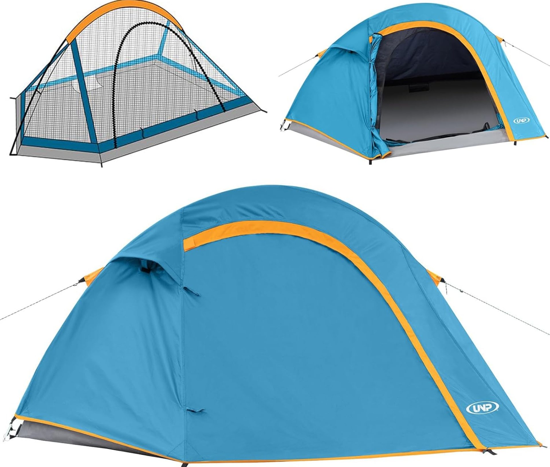 Camping Tent 4 Person, Waterproof Windproof Tent with Rainfly Easy Set up-Portable Dome Tents for Camping Camping Tent 4 Person, Waterproof Windproof Tent with Rainfly Easy Set up-Portable Dome Tents for Camping