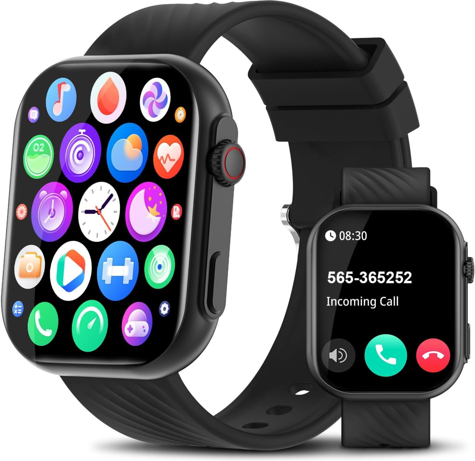 Smart Watch for Men Women (Answer/Make Calls), 2.0″ Fitness Tracker with 100+ Sport Modes, Heart Rate/Sleep Monitor, Pedometer, SpO2, IP68 Waterproof Smart Watch for Android iOS Phones Smart Watch for Men Women (Answer/Make Calls), 2.0″ Fitness Tracker with 100+ Sport Modes, Heart Rate/Sleep Monitor, Pedometer, SpO2, IP68 Waterproof Smart Watch for Android iOS Phones