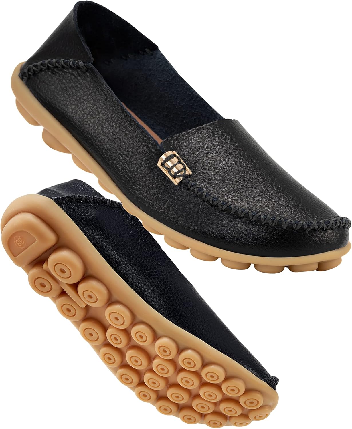 DUOYANGJIASHA Women’s Comfortable Loafers Casual Round Toe Moccasins Wild Driving Flats Soft Walking Shoes Women Slip On DUOYANGJIASHA Women’s Comfortable Loafers Casual Round Toe Moccasins Wild Driving Flats Soft Walking Shoes Women Slip On