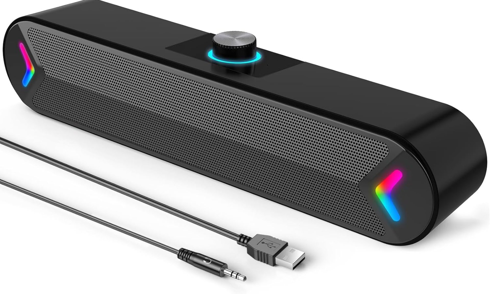 LENRUE Computer Speakers,Wired USB-Powered Sound-bar with 10W Stereo Sound for PC Desktop,Plug-n-Play (A39PRO /Black) LENRUE Computer Speakers,Wired USB-Powered Sound-bar with 10W Stereo Sound for PC Desktop,Plug-n-Play (A39PRO /Black)