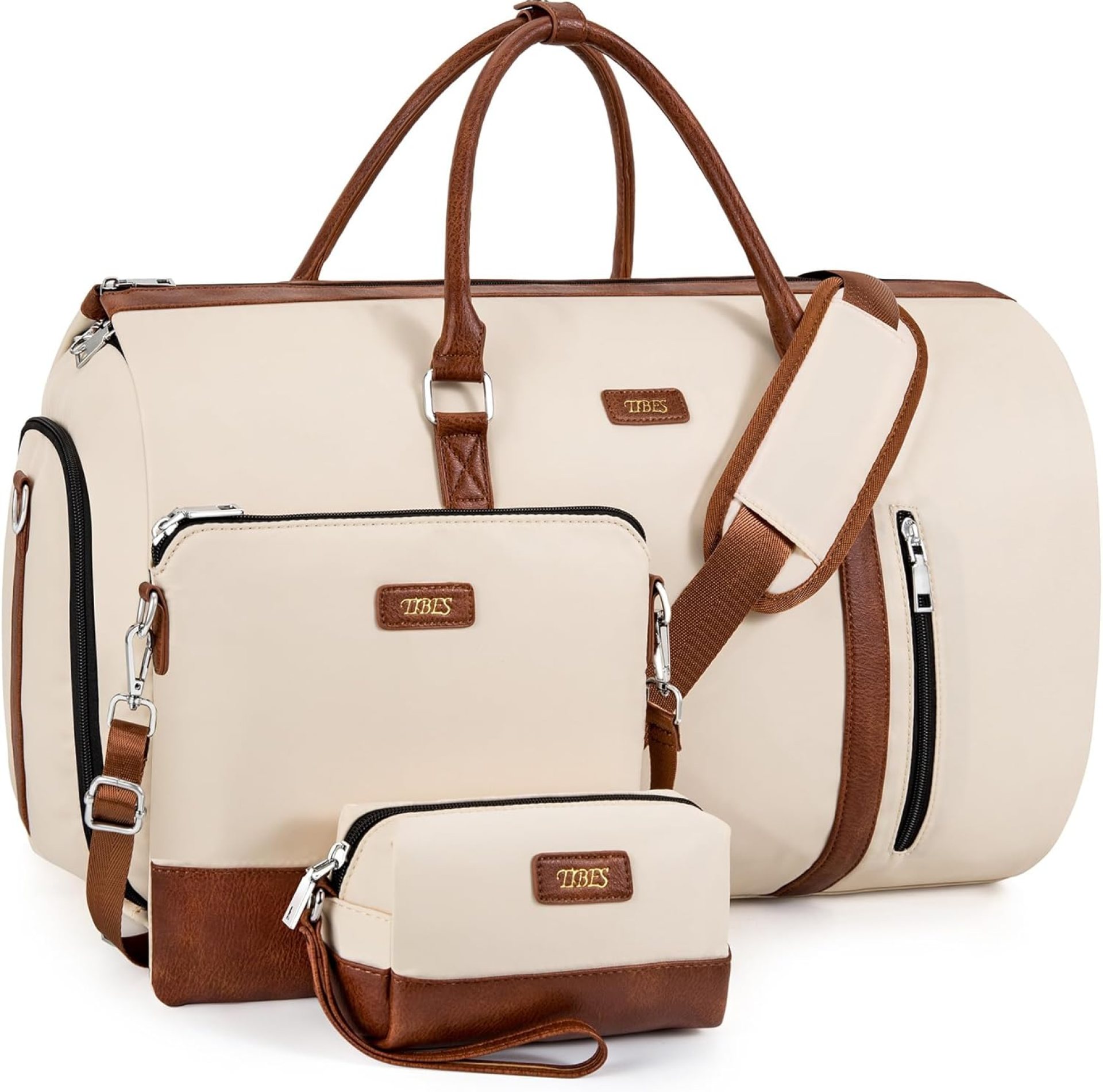 Convertible Garment Duffel Bag for Travel – Carry On Garment Bags With Toiletry Bag Large Weekender Bag for Men Women 2 in 1 Hanging Suitcase Suit Travel Duffel Overnight Bags 4pcs Set Convertible Garment Duffel Bag for Travel – Carry On Garment Bags With Toiletry Bag Large Weekender Bag for Men Women 2 in 1 Hanging Suitcase Suit Travel Duffel Overnight Bags 4pcs Set