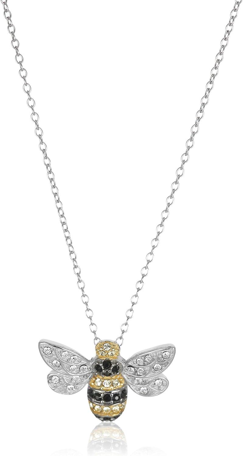 Amazon Essentials .925 Sterling Silver Whimsical Critters Crystal Pendant Necklace for Women, 18″ Forzatina Chain, Hypoallergenic Women’s Jewelry Amazon Essentials .925 Sterling Silver Whimsical Critters Crystal Pendant Necklace for Women, 18″ Forzatina Chain, Hypoallergenic Women’s Jewelry