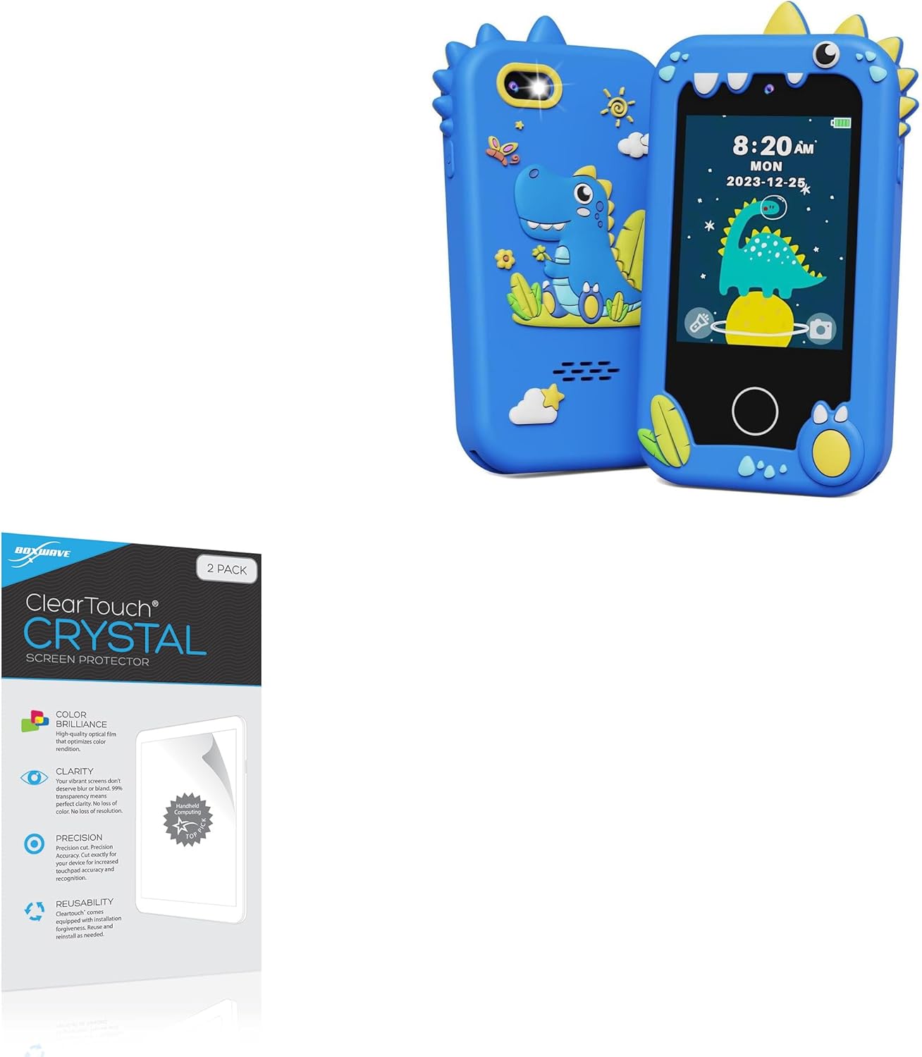 BoxWave Screen Protector Compatible with KOKODI Kids Smart Phone (2.8 in) – ClearTouch Crystal (2-Pack), HD Film Skin – Shields from Scratches BoxWave Screen Protector Compatible with KOKODI Kids Smart Phone (2.8 in) – ClearTouch Crystal (2-Pack), HD Film Skin – Shields from Scratches