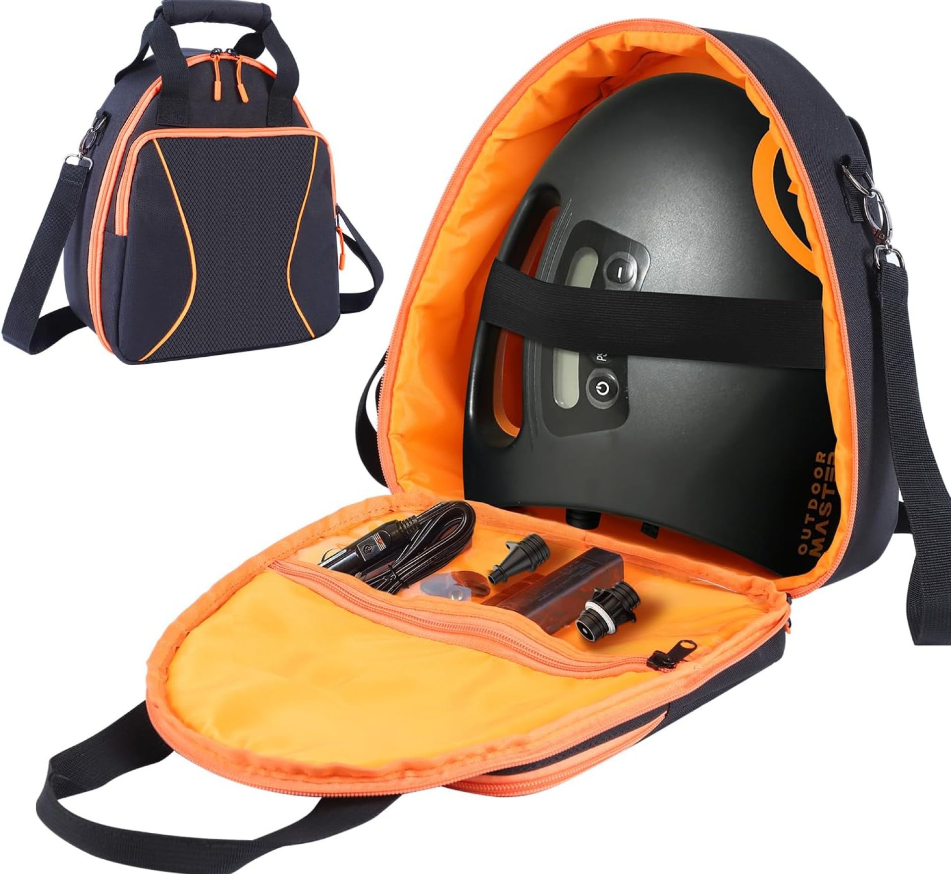 Storage Bag Compatible with OutdoorMaster SHARK/Dolphin SUP Pump,Portable Carry Case for Electric Paddle Board Accessories,Large Pocket and Soft Handle(Bag Only) Storage Bag Compatible with OutdoorMaster SHARK/Dolphin SUP Pump,Portable Carry Case for Electric Paddle Board Accessories,Large Pocket and Soft Handle(Bag Only)