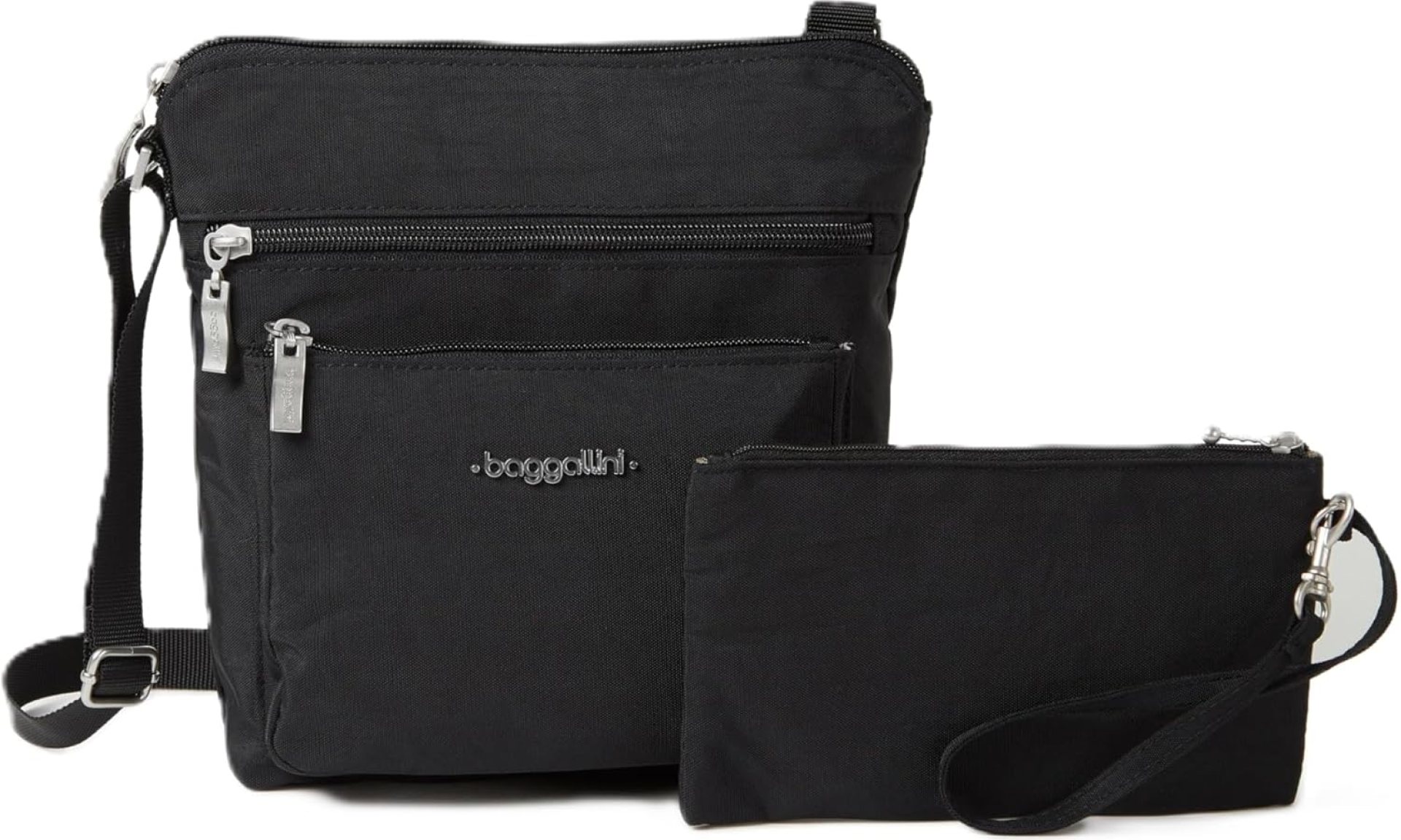 Baggallini Pocket Crossbody Bags for Women 8×8 Small Lightweight Durable Nylon Water-resistant Travel Purse W/Rfid Wristlet Baggallini Pocket Crossbody Bags for Women 8×8 Small Lightweight Durable Nylon Water-resistant Travel Purse W/Rfid Wristlet