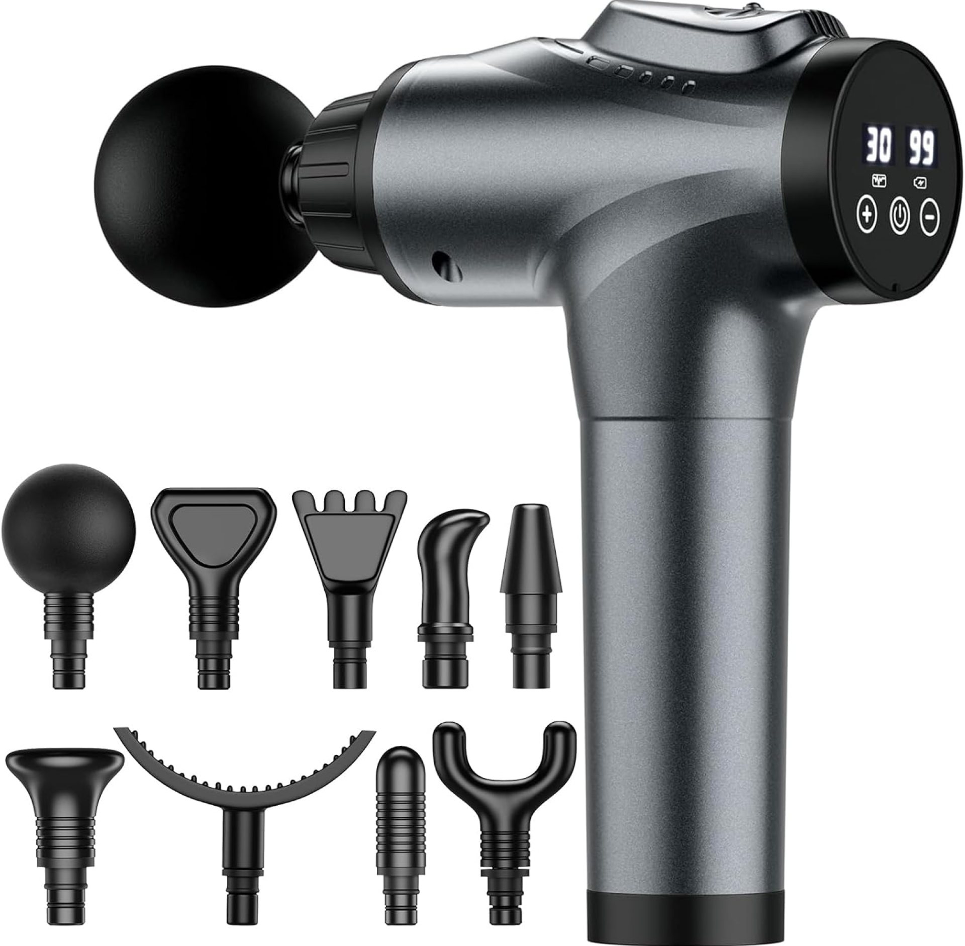 Massage Gun, Muscle Massage Gun for Athletes Handheld Electric Deep Tissue Back Massager, Percussion Massage Device for Pain Relief with 30 Speed Levels 9 Heads,Father’s Day Gifts Massage Gun, Muscle Massage Gun for Athletes Handheld Electric Deep Tissue Back Massager, Percussion Massage Device for Pain Relief with 30 Speed Levels 9 Heads,Father’s Day Gifts