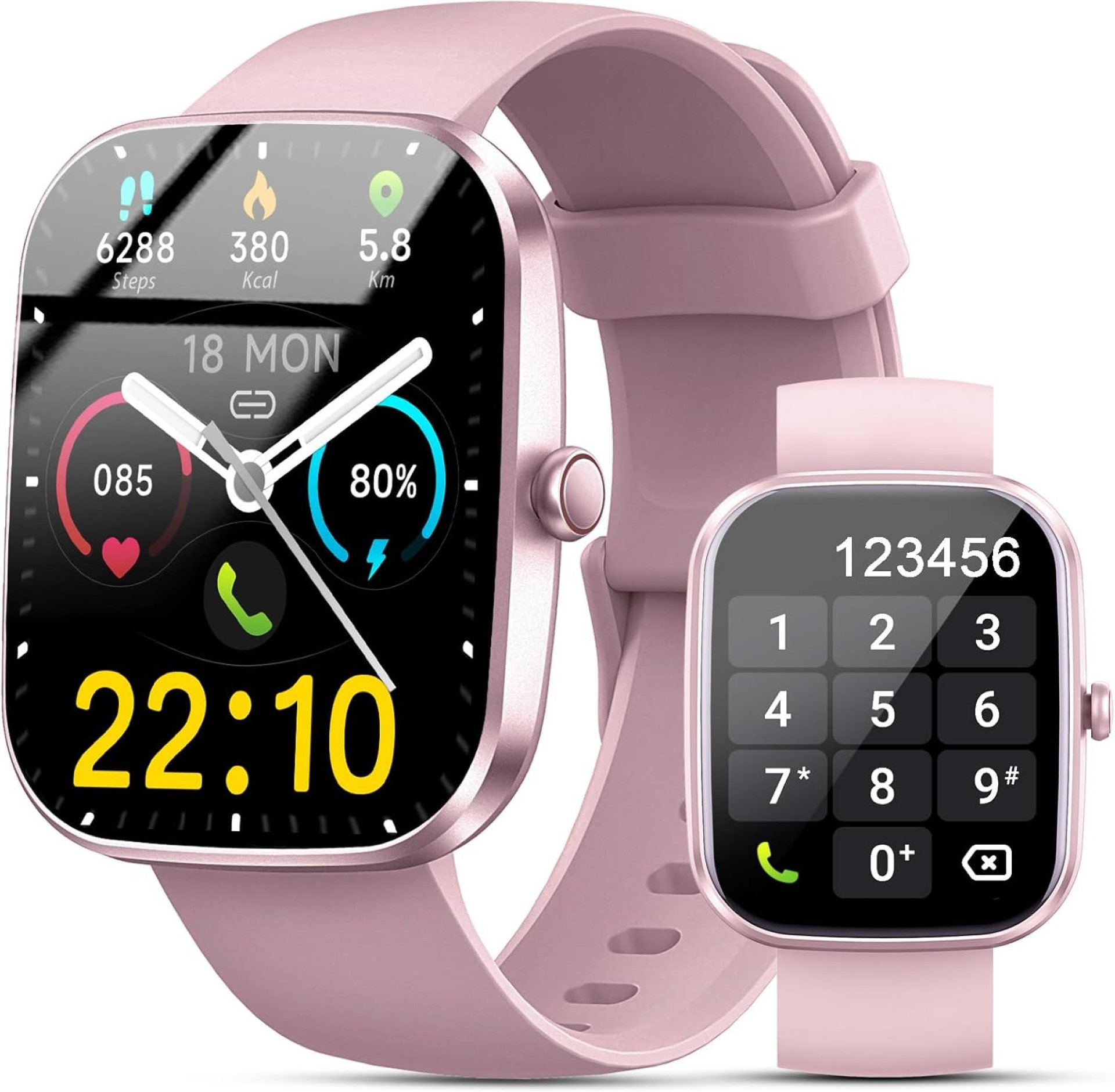 Smart Watch, 1.91″ Smartwatch for Women Men (Answer/Make Call), Fitness Tracker with 100+ Sport Modes, IP68 Waterproof, Heart Rate/Sleep Monitor, Spo2, Pedometer, Activity Tracker for Android iOS Smart Watch, 1.91″ Smartwatch for Women Men (Answer/Make Call), Fitness Tracker with 100+ Sport Modes, IP68 Waterproof, Heart Rate/Sleep Monitor, Spo2, Pedometer, Activity Tracker for Android iOS