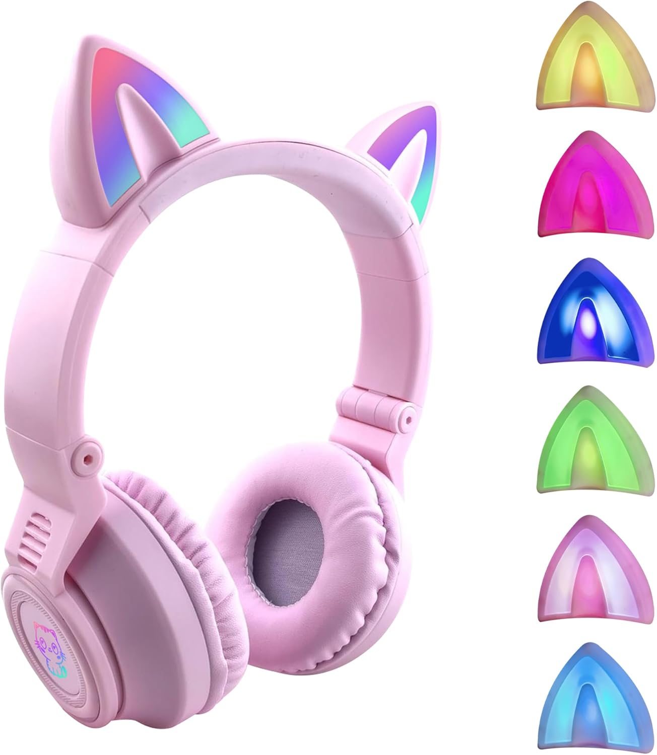 Cat Ear Bluetooth Headphones,Toddlers Kids Wireless Headphones for Boys Girls Amazon Fire Tablet/Laptop/Pad/School (Purple) Cat Ear Bluetooth Headphones,Toddlers Kids Wireless Headphones for Boys Girls Amazon Fire Tablet/Laptop/Pad/School (Purple)