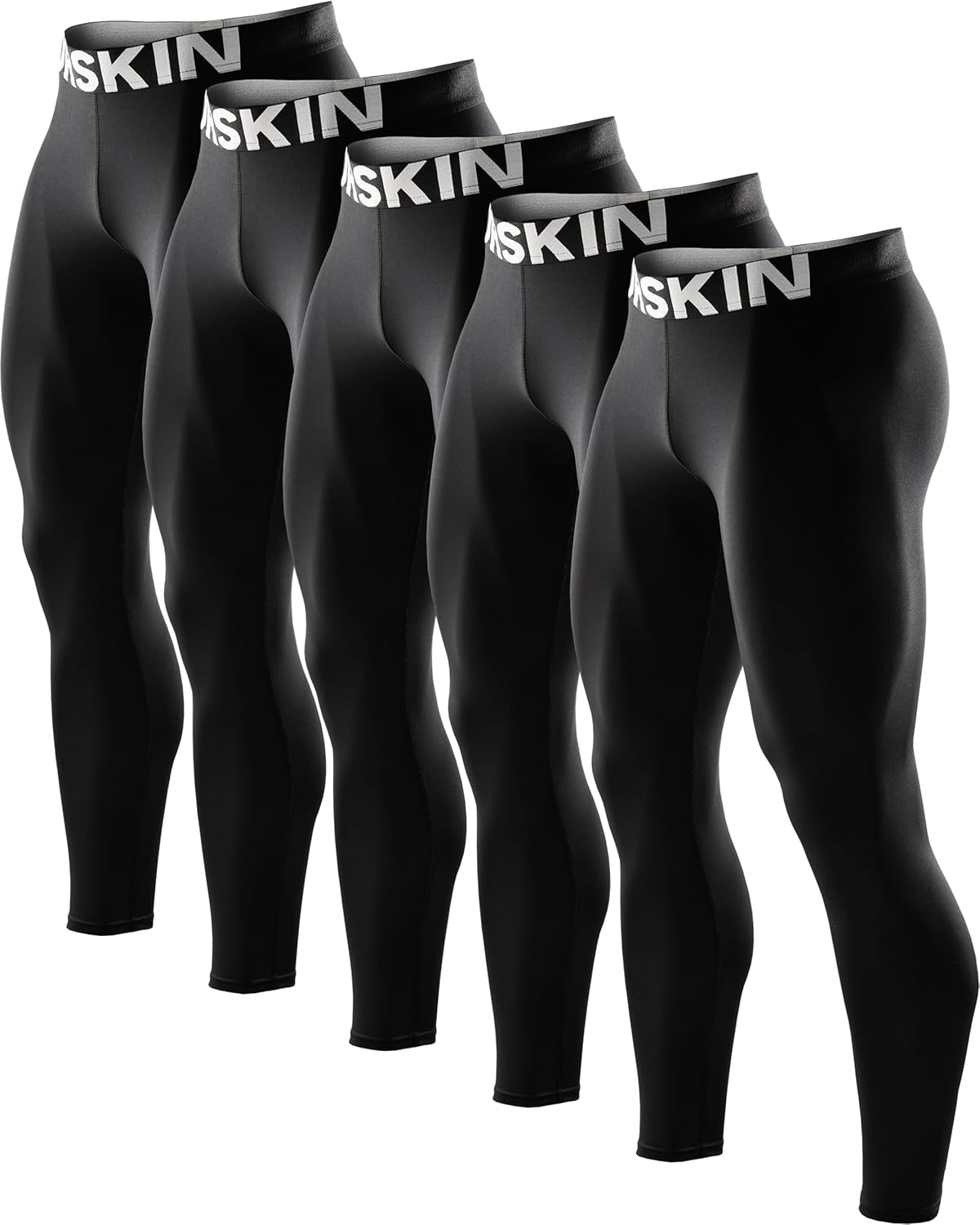 DRSKIN 5, 4, 3 or 1 Pack Men’s Compression Pants Tights Leggings Sports Baselayer Running Athletic Workout Active DRSKIN 5, 4, 3 or 1 Pack Men’s Compression Pants Tights Leggings Sports Baselayer Running Athletic Workout Active