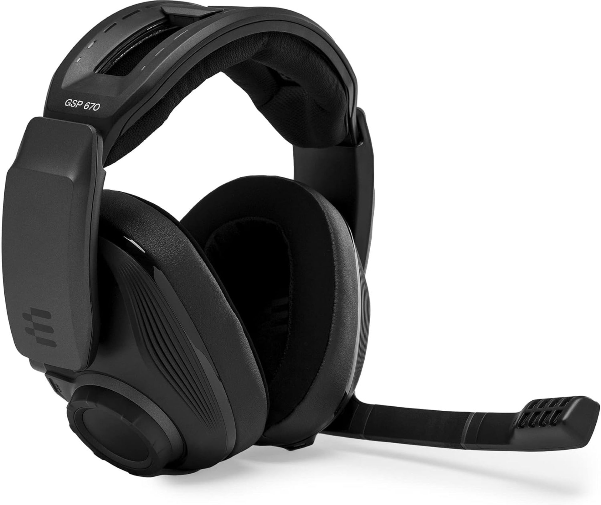 EPOS I Sennheiser GSP 670 Wireless Gaming Headset, 20 Hour Battery Life, Lag-Free, Noise-Cancelling Mic, Flip-to-Mute, Comfortable Ear Pads, 7.1 Surround Sound, Works on PC, Mac, PS5, PS4 & Phone EPOS I Sennheiser GSP 670 Wireless Gaming Headset, 20 Hour Battery Life, Lag-Free, Noise-Cancelling Mic, Flip-to-Mute, Comfortable Ear Pads, 7.1 Surround Sound, Works on PC, Mac, PS5, PS4 & Phone