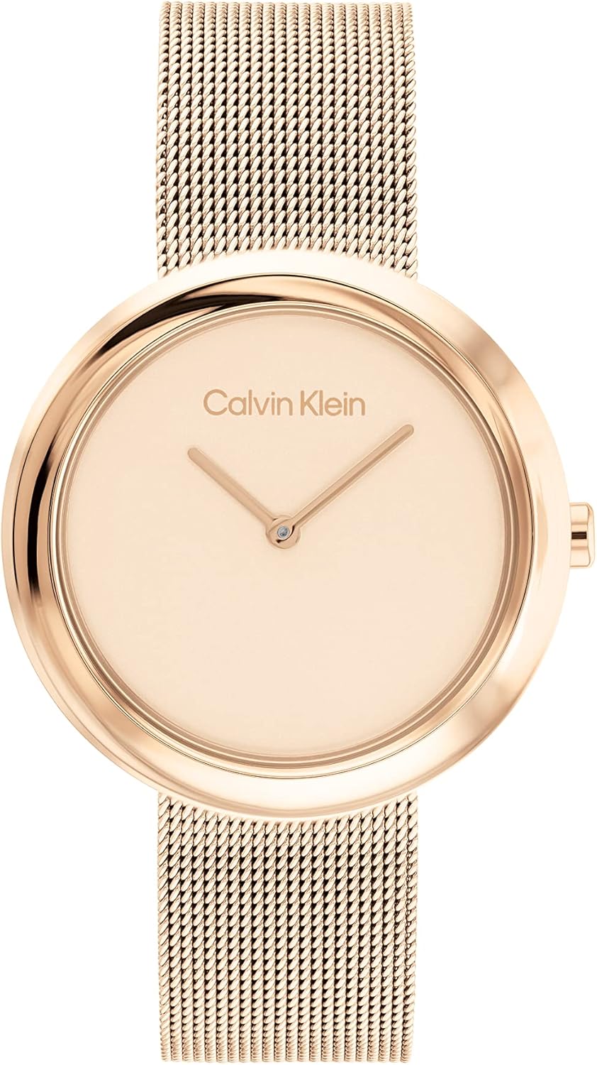 Calvin Klein Women’s Twisted Bezel – 34mm 2H Quartz Watch – Stainless Steel Bracelet – Water Resistance 30 Meters – Minimalistic Style – Premium Fashion – Gift for Her Calvin Klein Women’s Twisted Bezel – 34mm 2H Quartz Watch – Stainless Steel Bracelet – Water Resistance 30 Meters – Minimalistic Style – Premium Fashion – Gift for Her