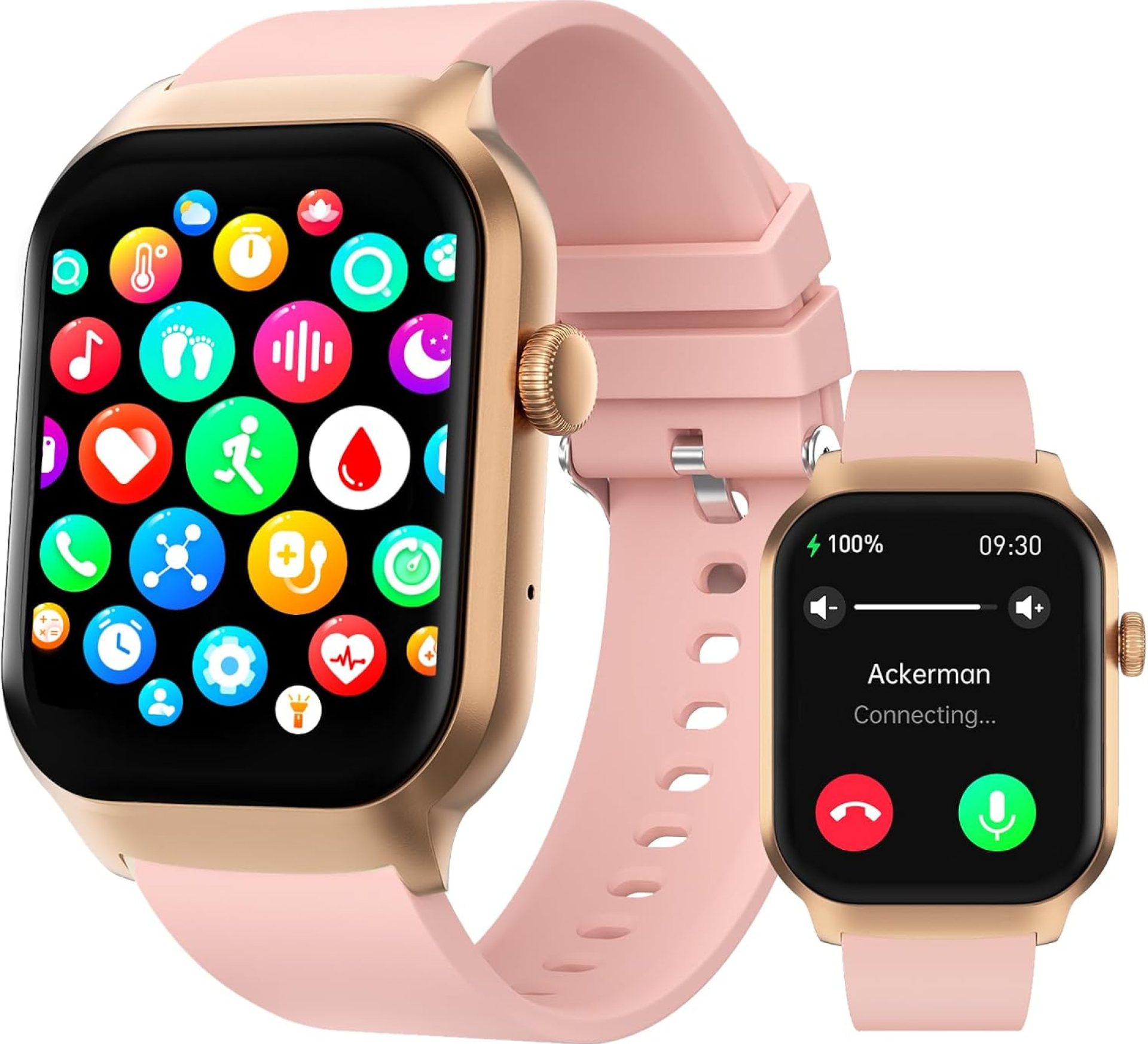 Smart Watch for Women (Answer/Make Call), 2.01″ HD Touch Screen Fitness Tracker with Heart Rate Blood Pressure SpO2 Monitor, IP67 Waterproof, 100+Sport Mode Smart Watch for Android iOS Phones Smart Watch for Women (Answer/Make Call), 2.01″ HD Touch Screen Fitness Tracker with Heart Rate Blood Pressure SpO2 Monitor, IP67 Waterproof, 100+Sport Mode Smart Watch for Android iOS Phones