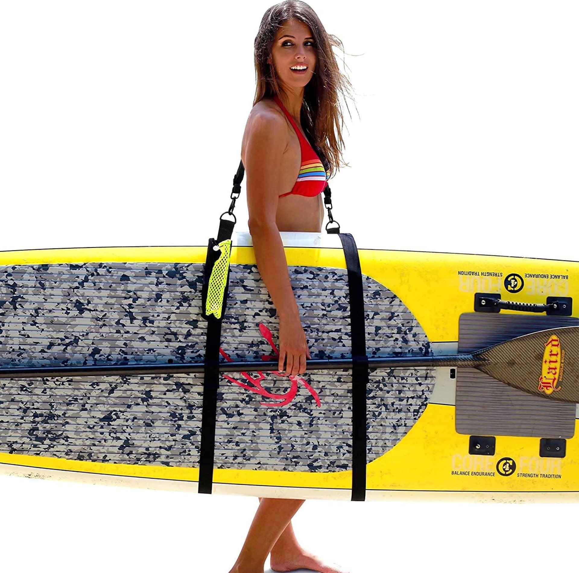 SUP-NOW Paddle Board Accessories Carrier SUP Carrying Strap to Carry Paddleboard Accessories for Women and Men SUP-NOW Paddle Board Accessories Carrier SUP Carrying Strap to Carry Paddleboard Accessories for Women and Men