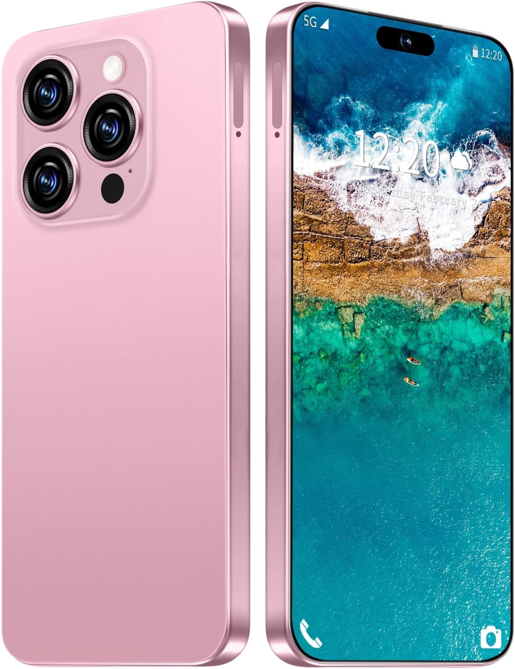 I16 ProMAX 12GB+512GB 6.99″ HD Screen Smartphone Unlocked Cell Phone,Battery 7000mAh Unlocked The Phone, Android 13 Fingerprint Button Unlock/Photos/Face ID/Dual SIM/5G/GPS (Pink, 12+512) I16 ProMAX 12GB+512GB 6.99″ HD Screen Smartphone Unlocked Cell Phone,Battery 7000mAh Unlocked The Phone, Android 13 Fingerprint Button Unlock/Photos/Face ID/Dual SIM/5G/GPS (Pink, 12+512)
