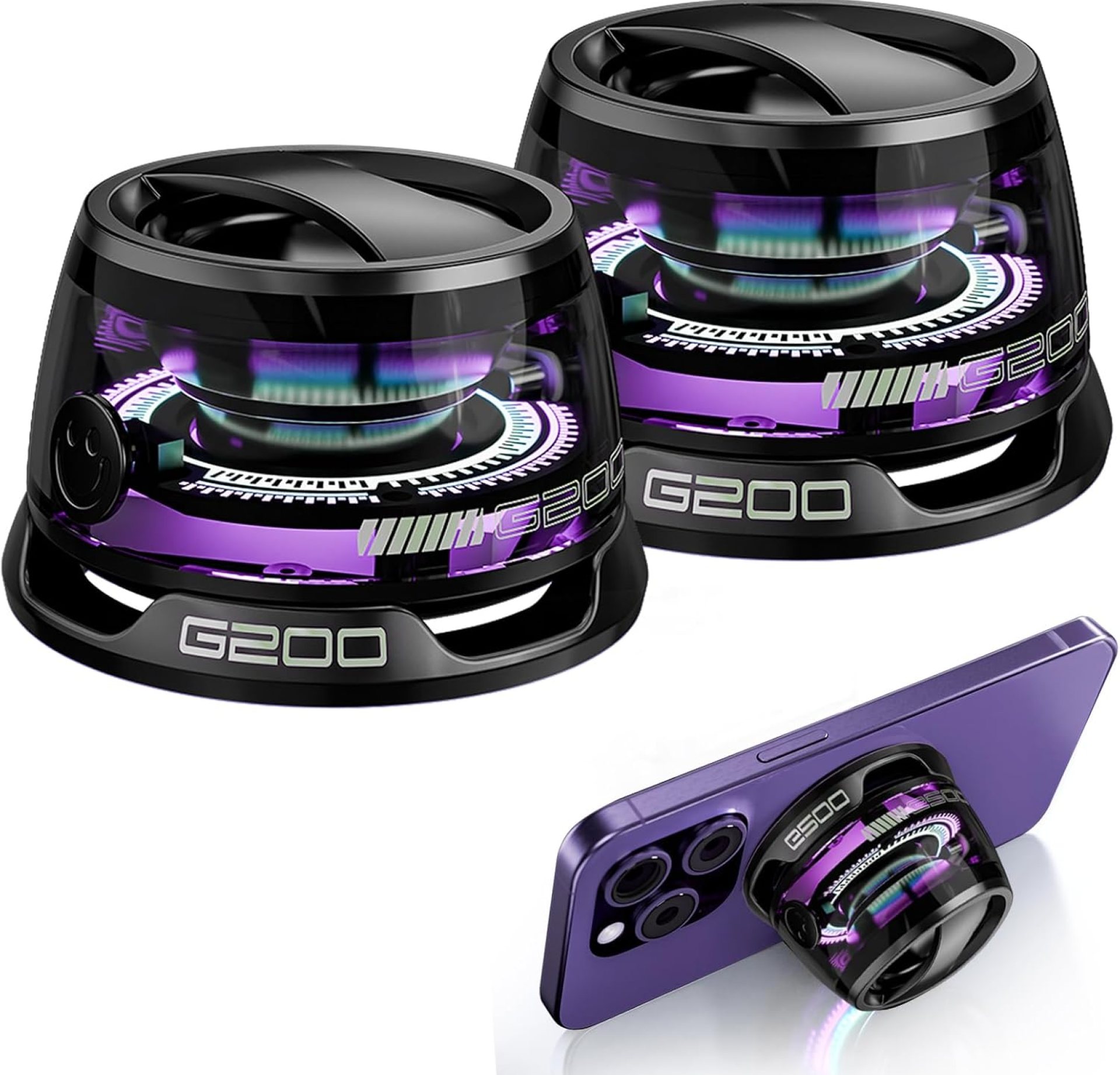 G200 Magnetic Bluetooth Speaker – Portable Mini Bluetooth Speaker with Phone Stand, Game Mode, 7H Playtime, RGB Light, Perfect Teen Gift for Camping & Home Decor G200 Magnetic Bluetooth Speaker – Portable Mini Bluetooth Speaker with Phone Stand, Game Mode, 7H Playtime, RGB Light, Perfect Teen Gift for Camping & Home Decor