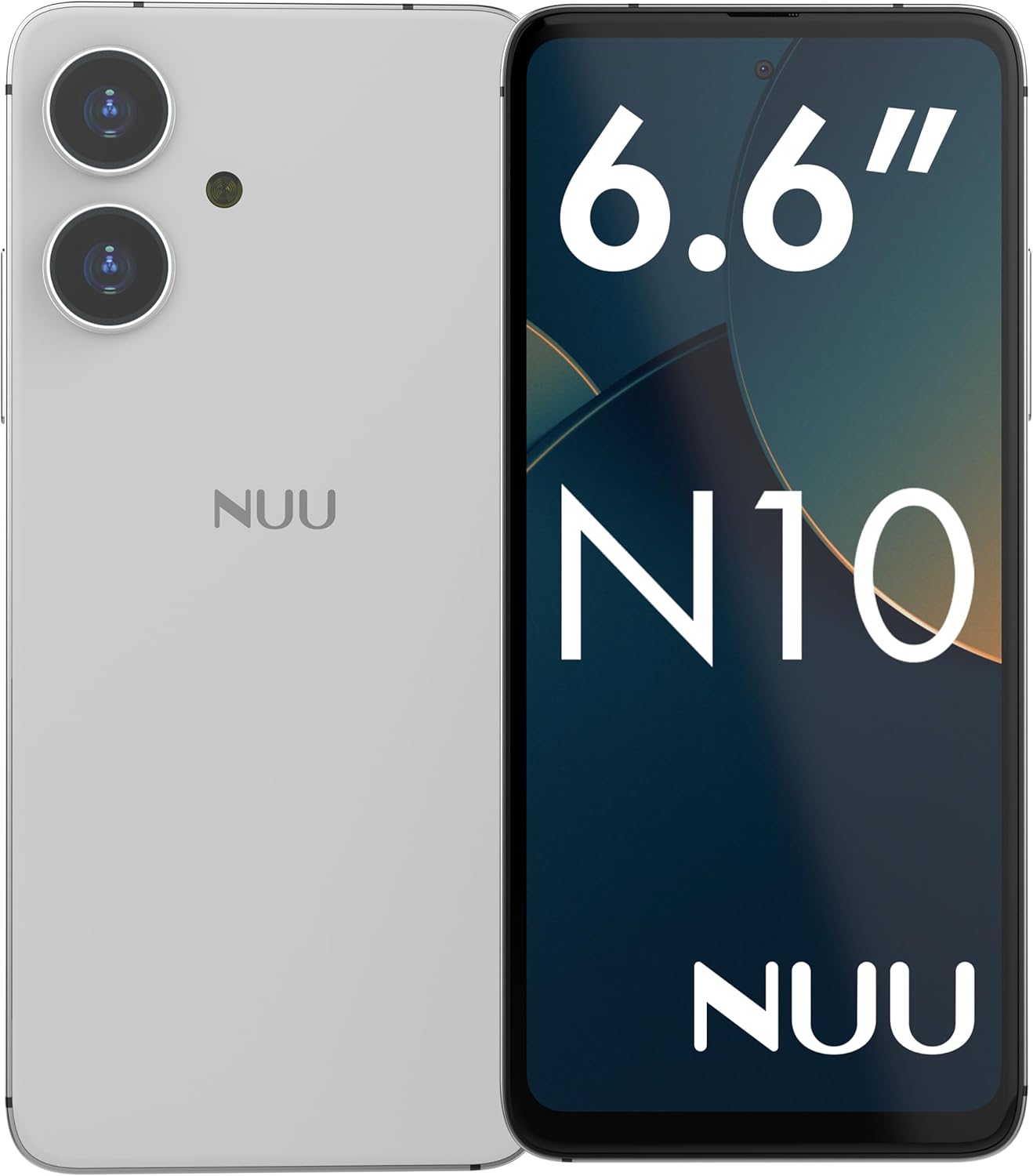 NUU N10 Basic Cell Phone for T-Mobile, Mint, Metro, Qlink, Tello and More 4GB/128GB, Perfect for Teenagers, Dual SIM 4G, Octa-Core 6.6″ 90Hz HD+, Unlocked Phones Android Phone 14, US Warranty (White) NUU N10 Basic Cell Phone for T-Mobile, Mint, Metro, Qlink, Tello and More 4GB/128GB, Perfect for Teenagers, Dual SIM 4G, Octa-Core 6.6″ 90Hz HD+, Unlocked Phones Android Phone 14, US Warranty (White)