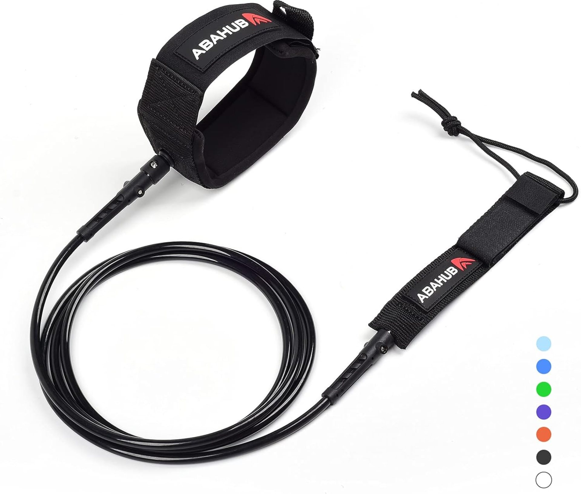 Abahub Premium Surfboard Leash, 6/7/8/9/10 ft, Straight Surf Board Leashes, 6/7mm Legrope Strap for Shortboard, Longboard Abahub Premium Surfboard Leash, 6/7/8/9/10 ft, Straight Surf Board Leashes, 6/7mm Legrope Strap for Shortboard, Longboard