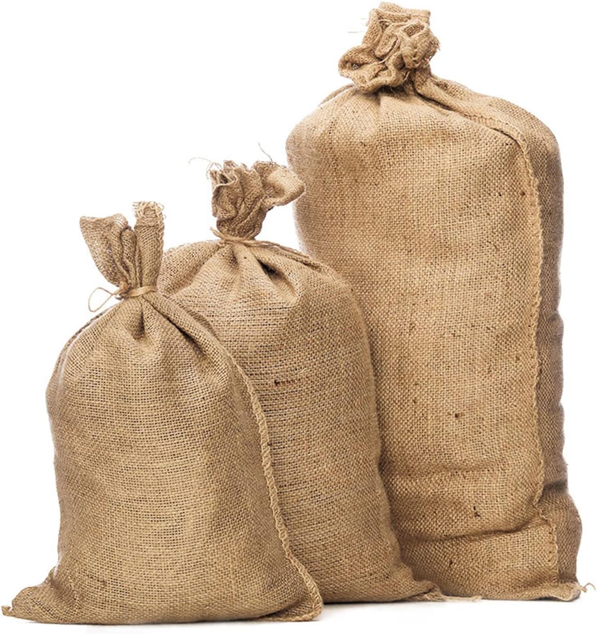 Heavy Duty Hessian Sacks Burlap sack for fresh vegetables storage Large jute sacks Garden decoration bags hessian potato bag, onion storage, apple storage, Tearproof (40x60cm) Heavy Duty Hessian Sacks Burlap sack for fresh vegetables storage Large jute sacks Garden decoration bags hessian potato bag, onion storage, apple storage, Tearproof (40x60cm)