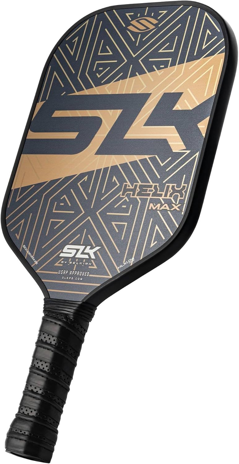 SLK Helix Pro Pickleball Paddle | Carbon Fiber & Fiberglass Hybrid Face | Thermoformed Carbon Fiber Core | Unmatched Control SLK Helix Pro Pickleball Paddle | Carbon Fiber & Fiberglass Hybrid Face | Thermoformed Carbon Fiber Core | Unmatched Control