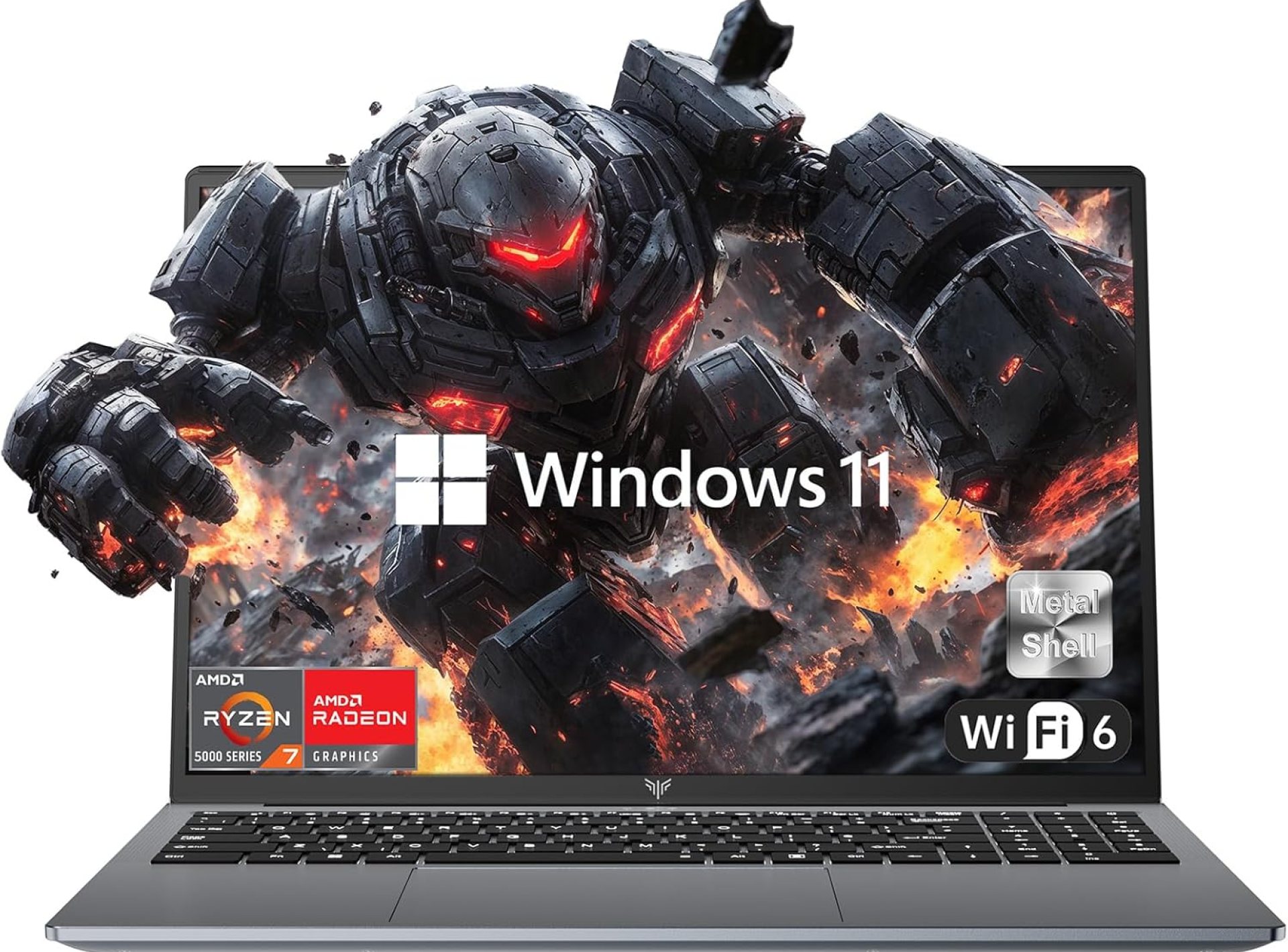2025 Gaming Laptop, Laptop with AMD Ryzen 7 5700U (8C/16T, Up to 4.3GHz), 16GB RAM 512GB NVMe SSD Laptop Computer, Radeon RX Vega 8 Graphics, 16.1-inch FHD Display, WiFi 6, 53Wh Battery, Backlit KB 2025 Gaming Laptop, Laptop with AMD Ryzen 7 5700U (8C/16T, Up to 4.3GHz), 16GB RAM 512GB NVMe SSD Laptop Computer, Radeon RX Vega 8 Graphics, 16.1-inch FHD Display, WiFi 6, 53Wh Battery, Backlit KB
