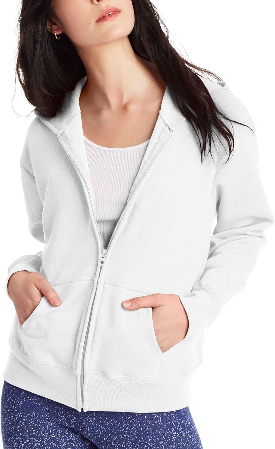 Hanes Women’s Hoodie, Ecosmart Fleece Full-zip Hoodie, Zip-up Hooded Sweatshirt Hanes Women’s Hoodie, Ecosmart Fleece Full-zip Hoodie, Zip-up Hooded Sweatshirt