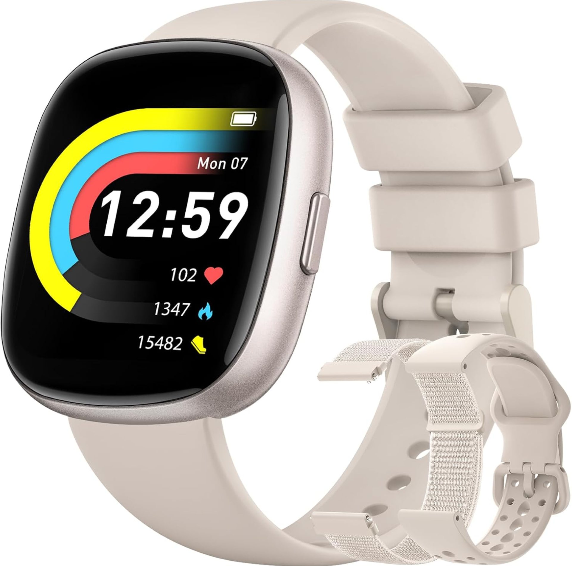 Smart Watches for Women Men Fitness: Fitness Tracker with Make/Recive Call 10-Day Battery Life Heart Rate SpO2 Sleep Monitor 120 Sport Mode 5ATM Waterproof Smartwatch for iOS Android Phones Christmas Smart Watches for Women Men Fitness: Fitness Tracker with Make/Recive Call 10-Day Battery Life Heart Rate SpO2 Sleep Monitor 120 Sport Mode 5ATM Waterproof Smartwatch for iOS Android Phones Christmas