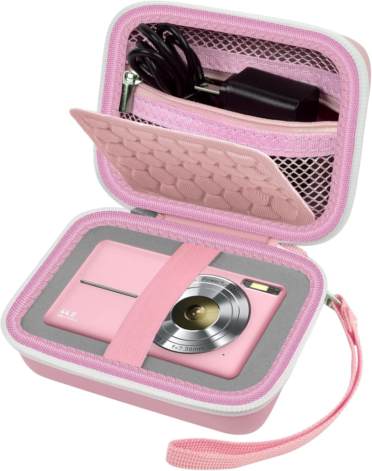 Carrying & Protective Case for Digital Camera, AbergBest 21 Mega Pixels 2.7″ LCD Rechargeable HD/Kodak Pixpro/Canon PowerShot ELPH 180/190 / Sony DSCW800 / DSCW830 Cameras for Travel-Pink Carrying & Protective Case for Digital Camera, AbergBest 21 Mega Pixels 2.7″ LCD Rechargeable HD/Kodak Pixpro/Canon PowerShot ELPH 180/190 / Sony DSCW800 / DSCW830 Cameras for Travel-Pink