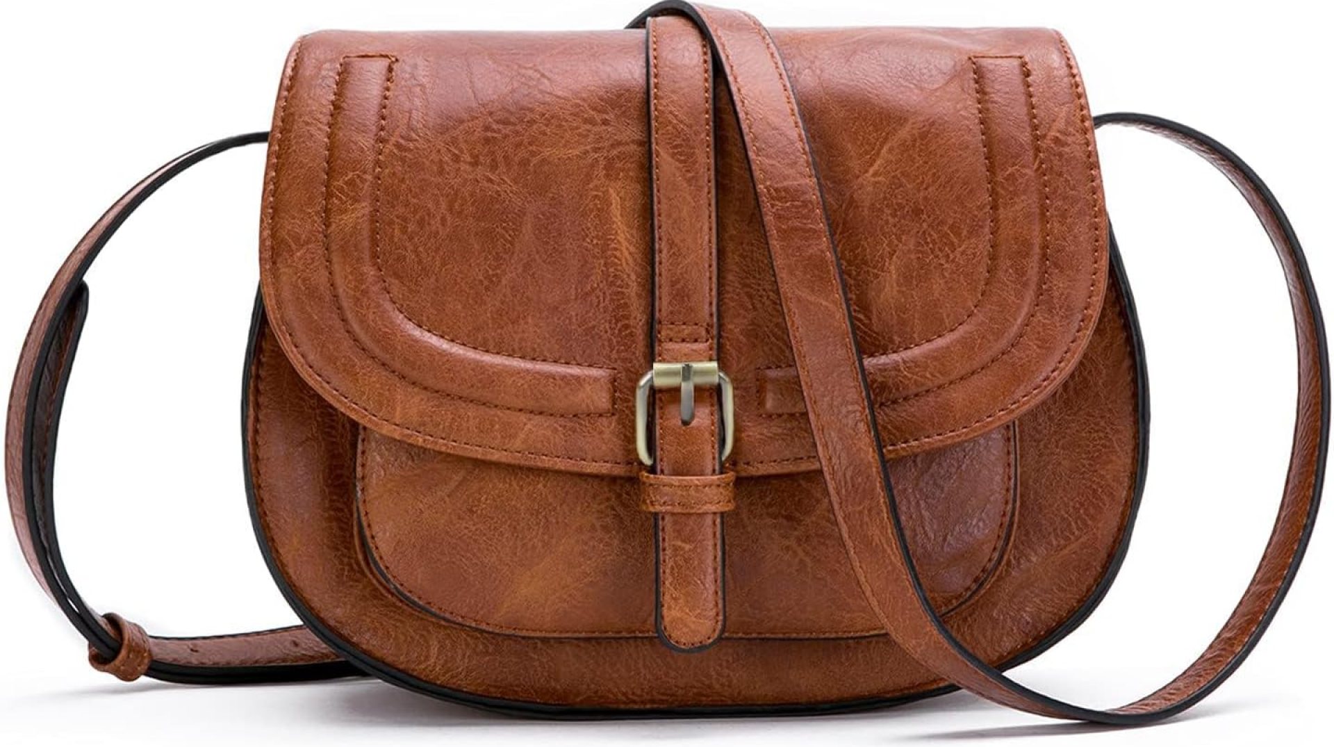 AFKOMST Crossbody Bags for Women,Small Saddle Purse and Boho Cross Body Handbags,Vegan Leather AFKOMST Crossbody Bags for Women,Small Saddle Purse and Boho Cross Body Handbags,Vegan Leather