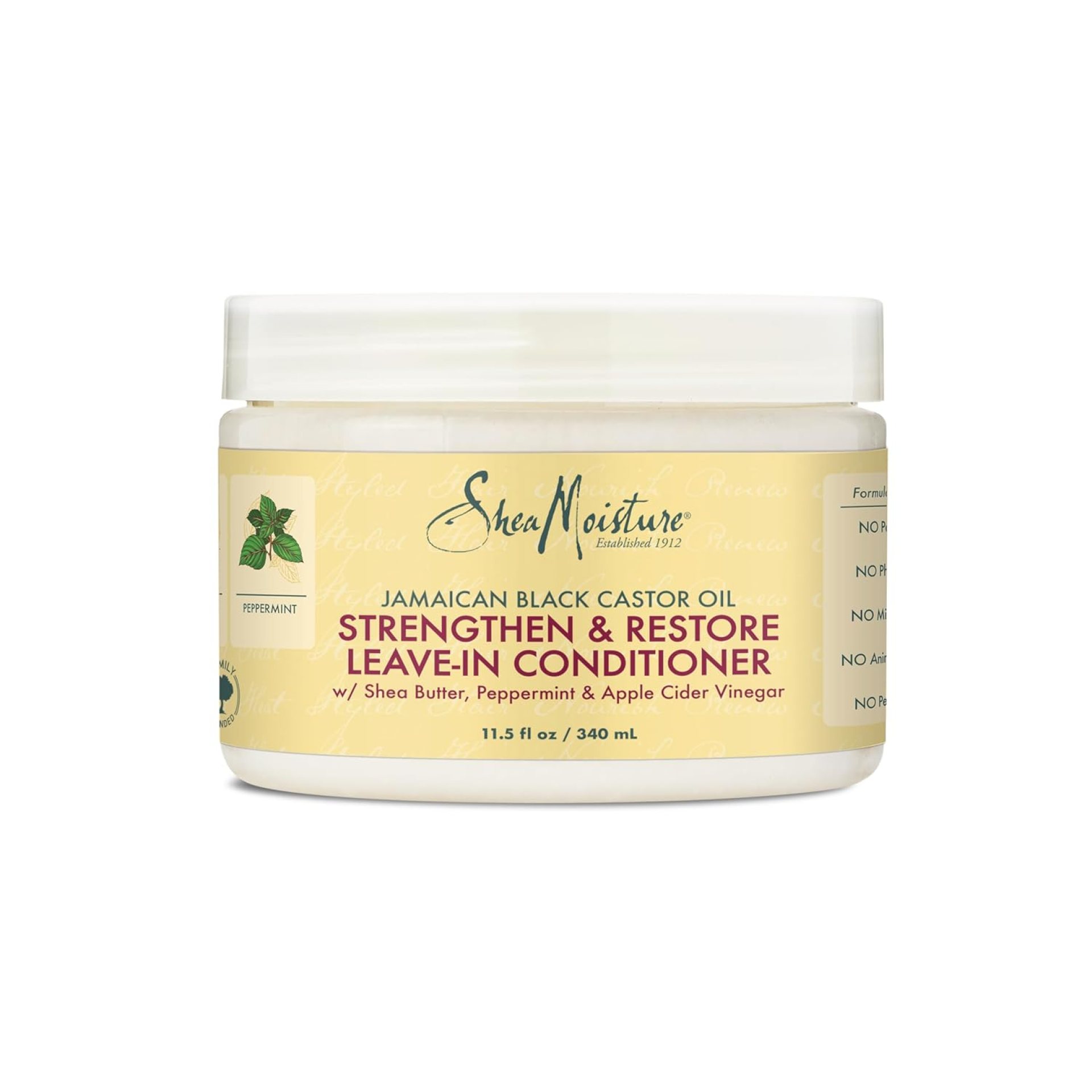 SheaMoisture 100% Pure Jamaican Black Castor Oil Leave In Conditioner For Damaged Hair and To Soften Detangle Hair 11.5oz SheaMoisture 100% Pure Jamaican Black Castor Oil Leave In Conditioner For Damaged Hair and To Soften Detangle Hair 11.5oz