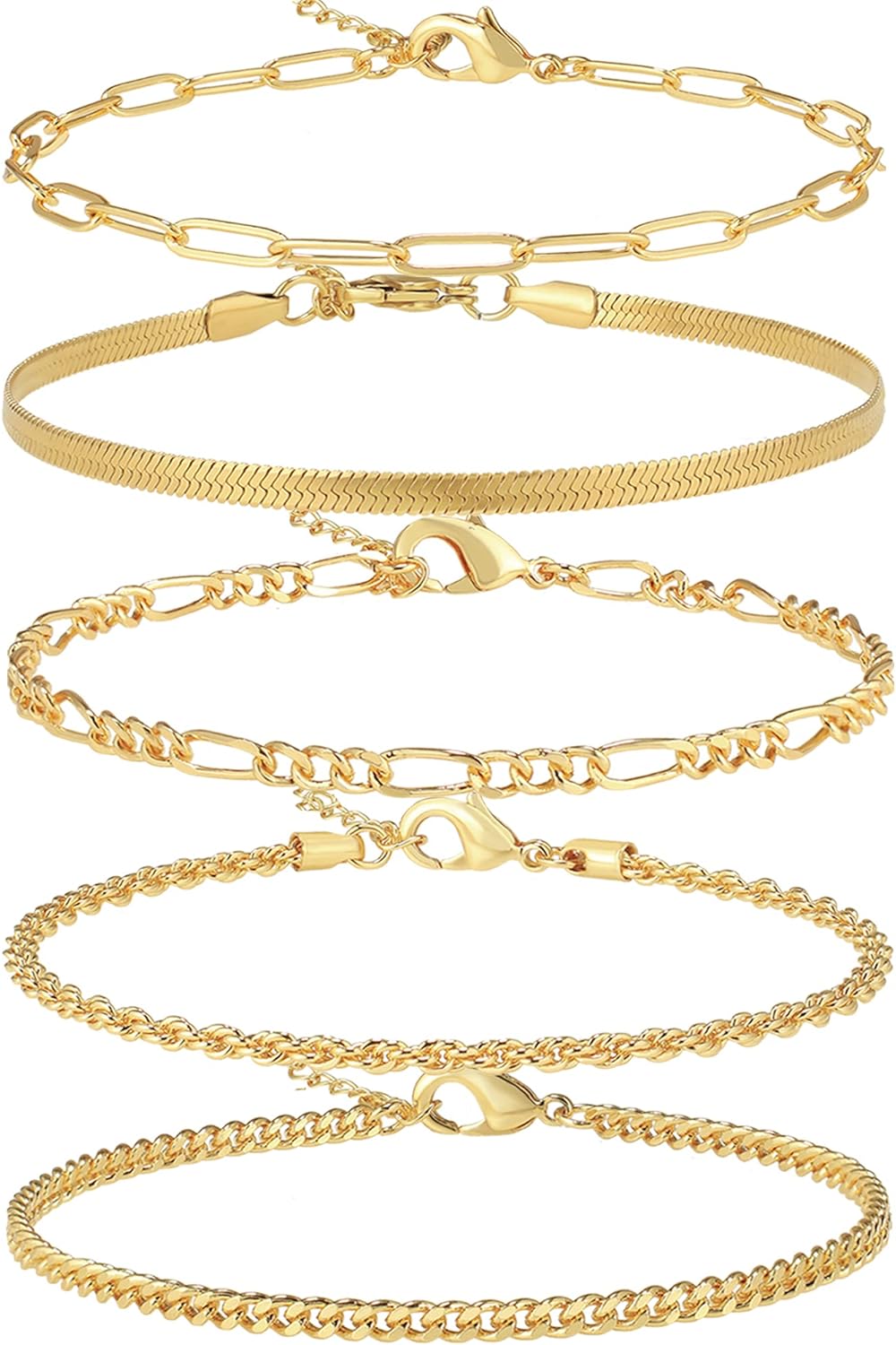 14K Gold/Sterling Silver Plated Anklet Bracelets for Women Waterproof Plus Size Cuban Link Chain Ankle Bracelet for Large Ankle 9-12inch 14K Gold/Sterling Silver Plated Anklet Bracelets for Women Waterproof Plus Size Cuban Link Chain Ankle Bracelet for Large Ankle 9-12inch
