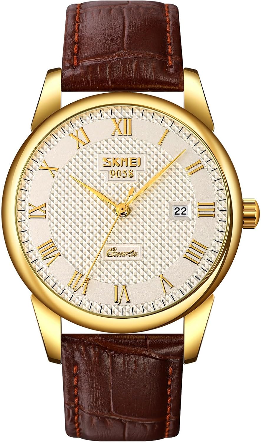 MASTOP Mens Womens Quartz Watch Roman Numeral Business Casual Fashion Analog Wrist Watch Classic Calendar Date Window 30M Waterproof Comfortable Leather Watches MASTOP Mens Womens Quartz Watch Roman Numeral Business Casual Fashion Analog Wrist Watch Classic Calendar Date Window 30M Waterproof Comfortable Leather Watches