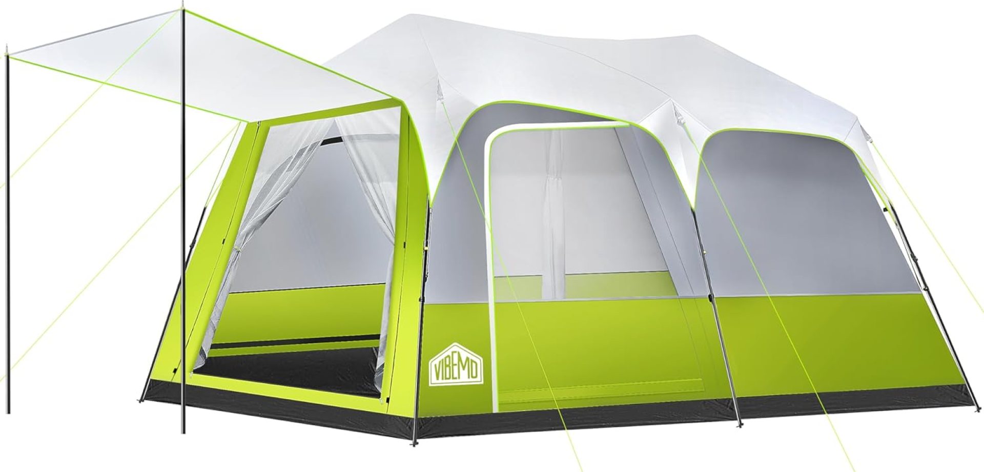 8/10 Person Instant Camping Tent, Pop-Up Family Tent for Instant Easy Setup, Spacious Interior, Includes Rainfly, Room Divider, Carry Bag, Backpacking Tents for Camping, Hiking, Sleepovers 8/10 Person Instant Camping Tent, Pop-Up Family Tent for Instant Easy Setup, Spacious Interior, Includes Rainfly, Room Divider, Carry Bag, Backpacking Tents for Camping, Hiking, Sleepovers