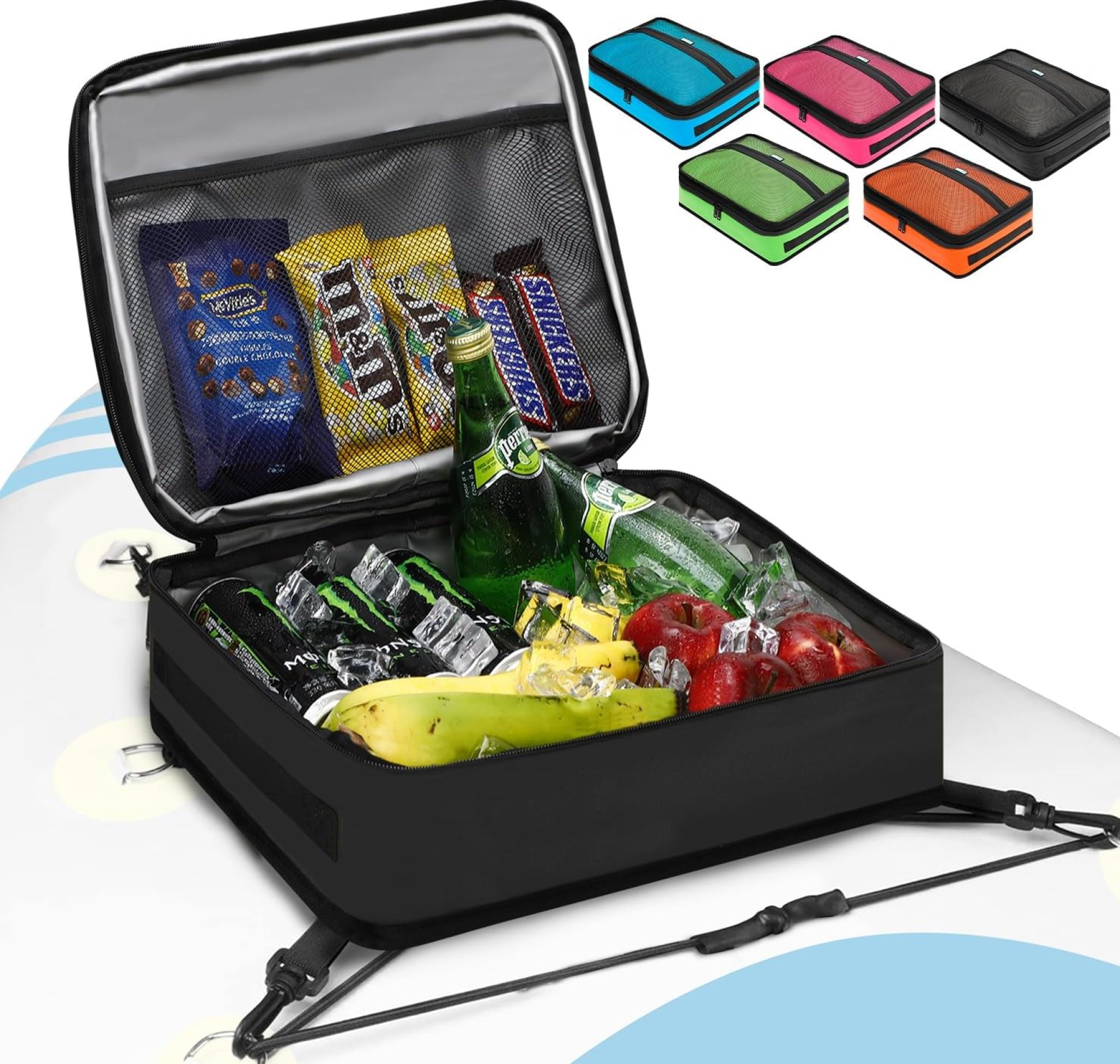 Paddle Board Cooler Bag, Waterproof Surf Sup Deck Cooler Bag Insulated Leakproof 10 Cans, Sup Paddle Board Accessories Bag for Stand Up Paddleboard and Kayak Paddle Board Cooler Bag, Waterproof Surf Sup Deck Cooler Bag Insulated Leakproof 10 Cans, Sup Paddle Board Accessories Bag for Stand Up Paddleboard and Kayak
