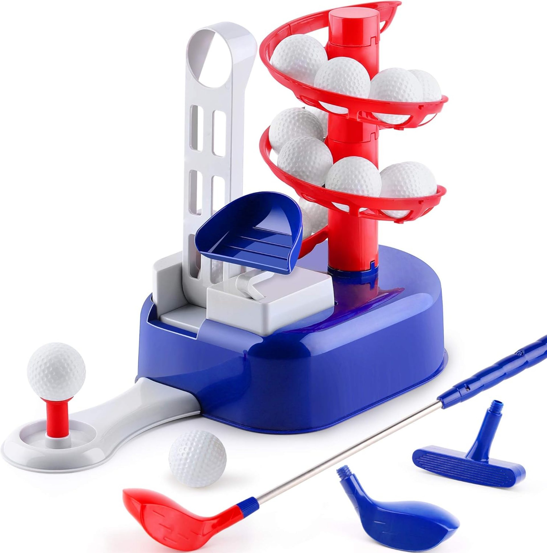 iPlay, iLearn Kids Blue Golf Toy Set W/Left & Right Club Head, Boy Outdoor Sport Toy Age 3-5, Toddler Indoor Golf Ball Game, Child Active Exercise Yard Play, Birthday Gifts for 4 6 7 8 Year Olds Girl iPlay, iLearn Kids Blue Golf Toy Set W/Left & Right Club Head, Boy Outdoor Sport Toy Age 3-5, Toddler Indoor Golf Ball Game, Child Active Exercise Yard Play, Birthday Gifts for 4 6 7 8 Year Olds Girl