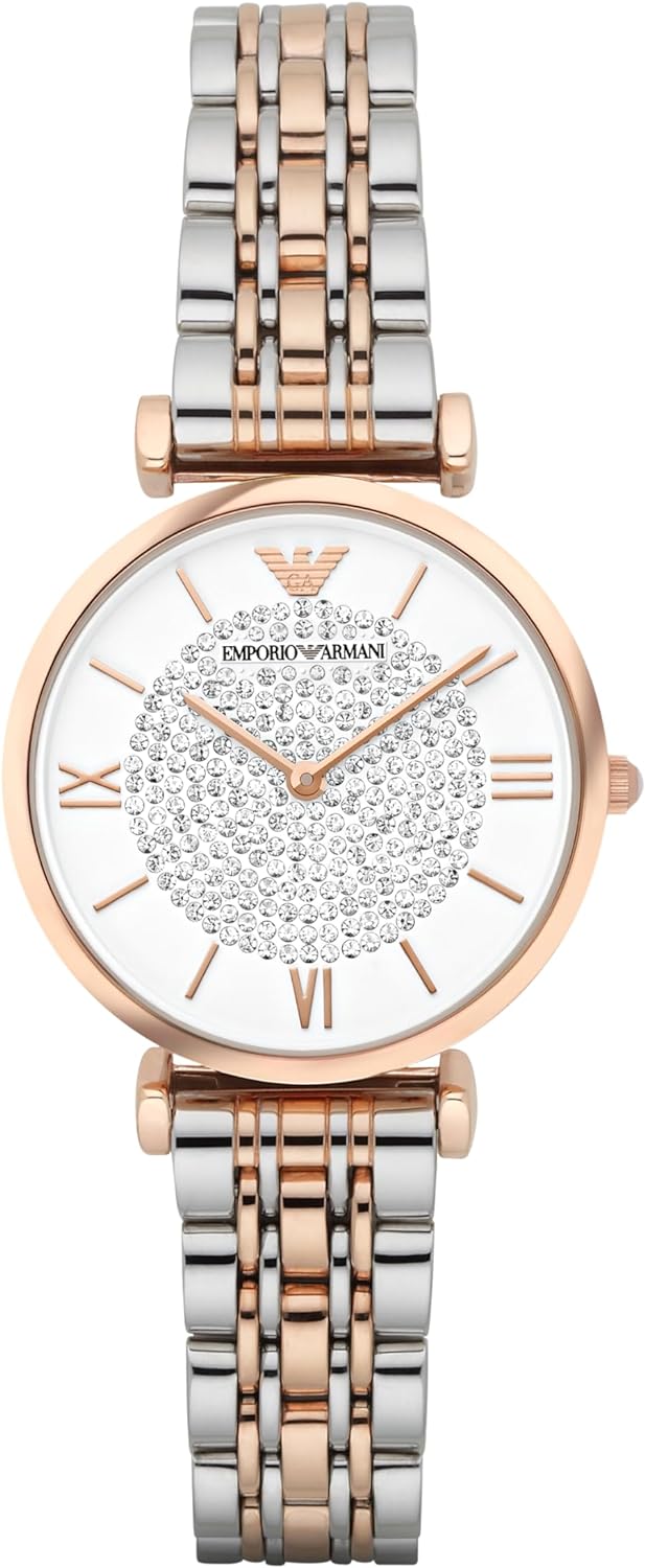 Emporio Armani Women’s Dress Watch with Stainless Steel Band Emporio Armani Women’s Dress Watch with Stainless Steel Band