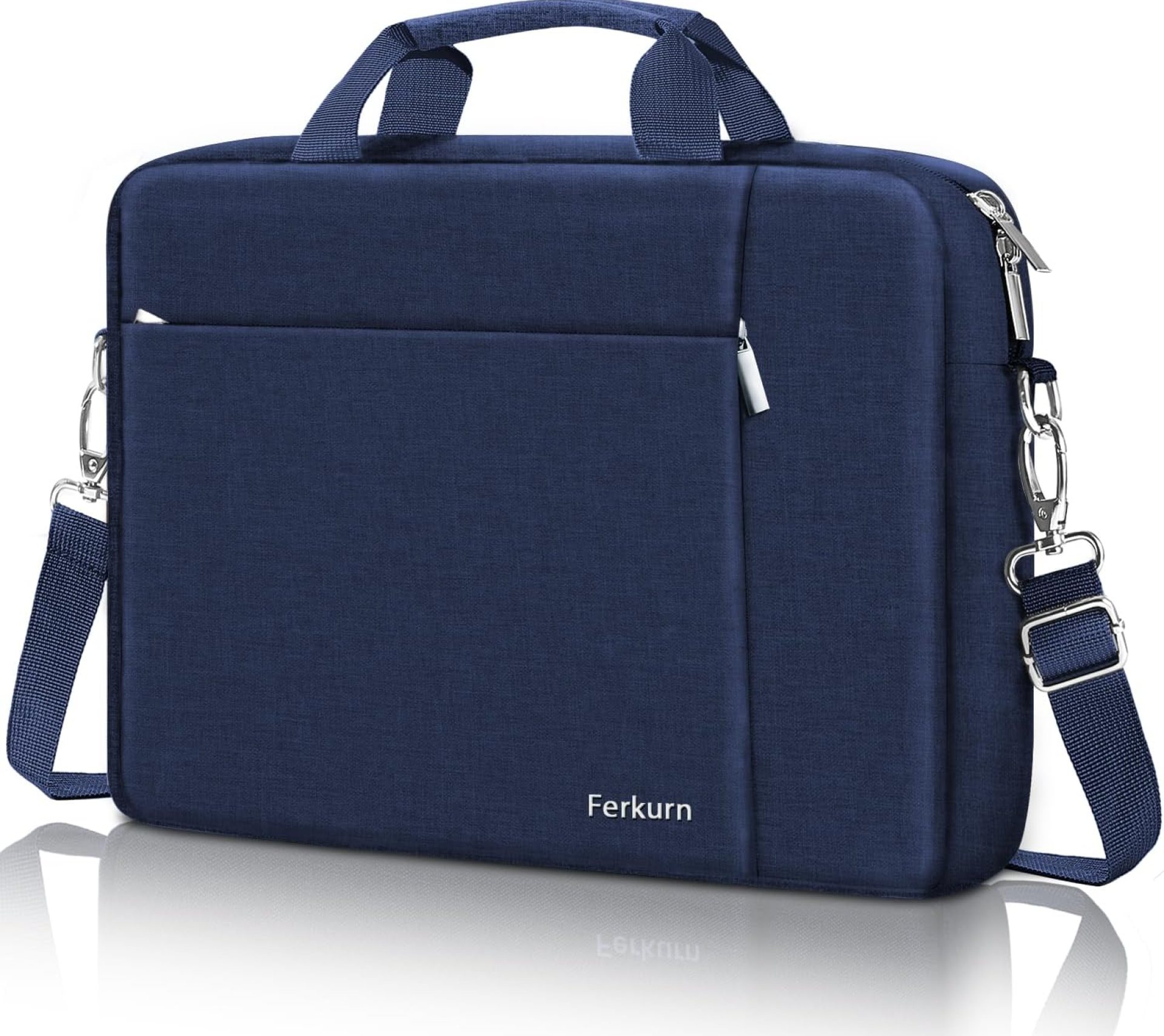 Ferkurn Laptop Bag Case for Women Men Computer Bag Compatible with HP Envy Pavilion Omen/LG Gram/MSI/Dell Inspiron XPS/Lenovo/Acer, Shoulder Strap Carrying Messenger Briefcase, Blue, 17 17.3 Inch Ferkurn Laptop Bag Case for Women Men Computer Bag Compatible with HP Envy Pavilion Omen/LG Gram/MSI/Dell Inspiron XPS/Lenovo/Acer, Shoulder Strap Carrying Messenger Briefcase, Blue, 17 17.3 Inch